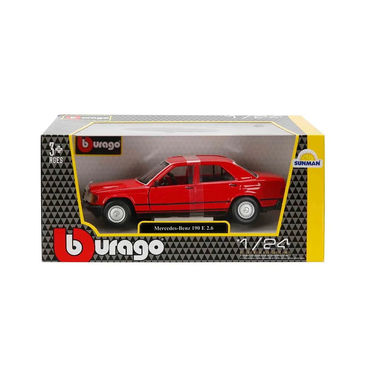 1:24 Mercedes Benz 1987 190 E Model Araba