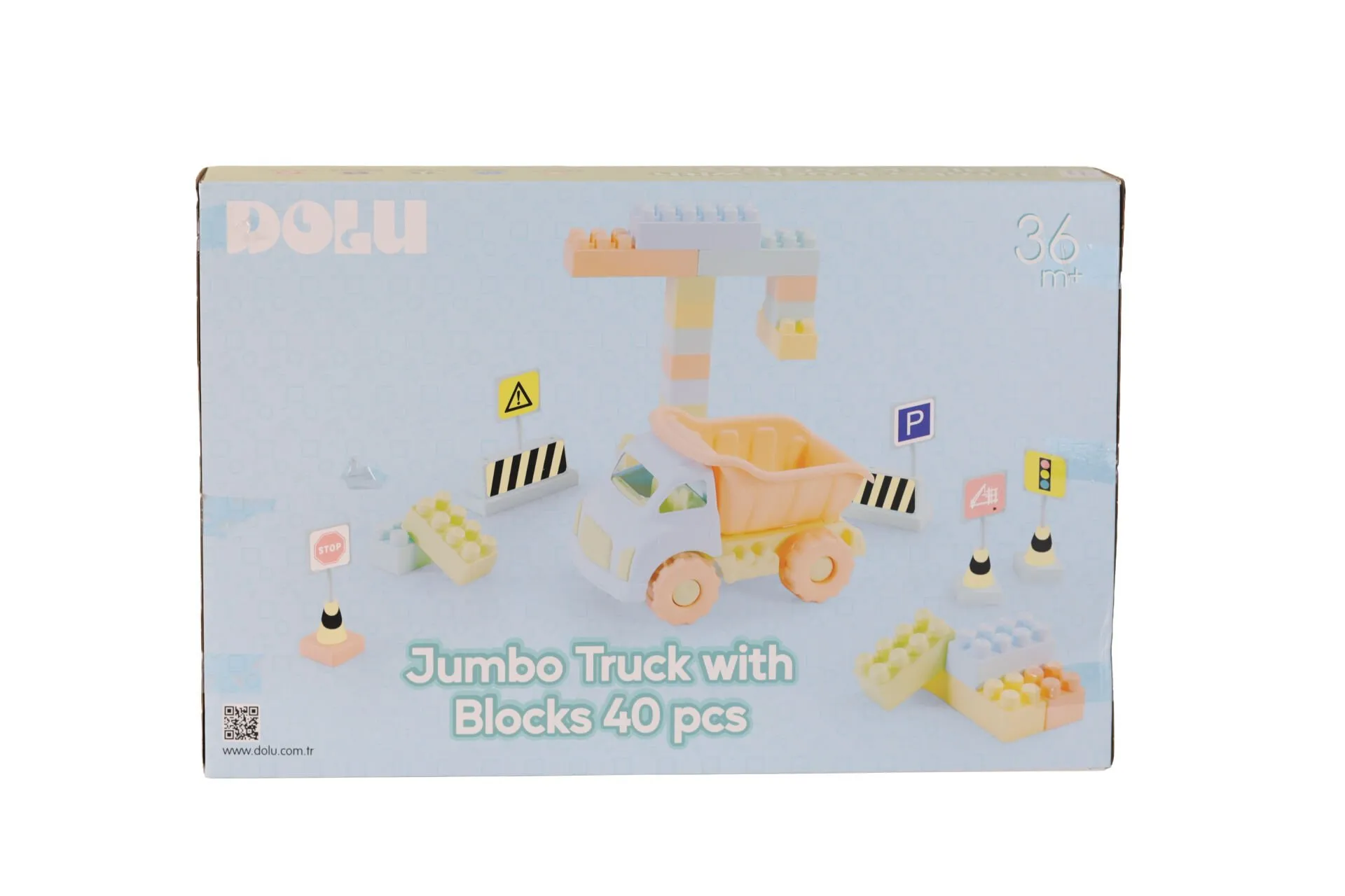 Oyuncak Jumbo Kamyon ve Bloklar 40 Parça — görsel 2