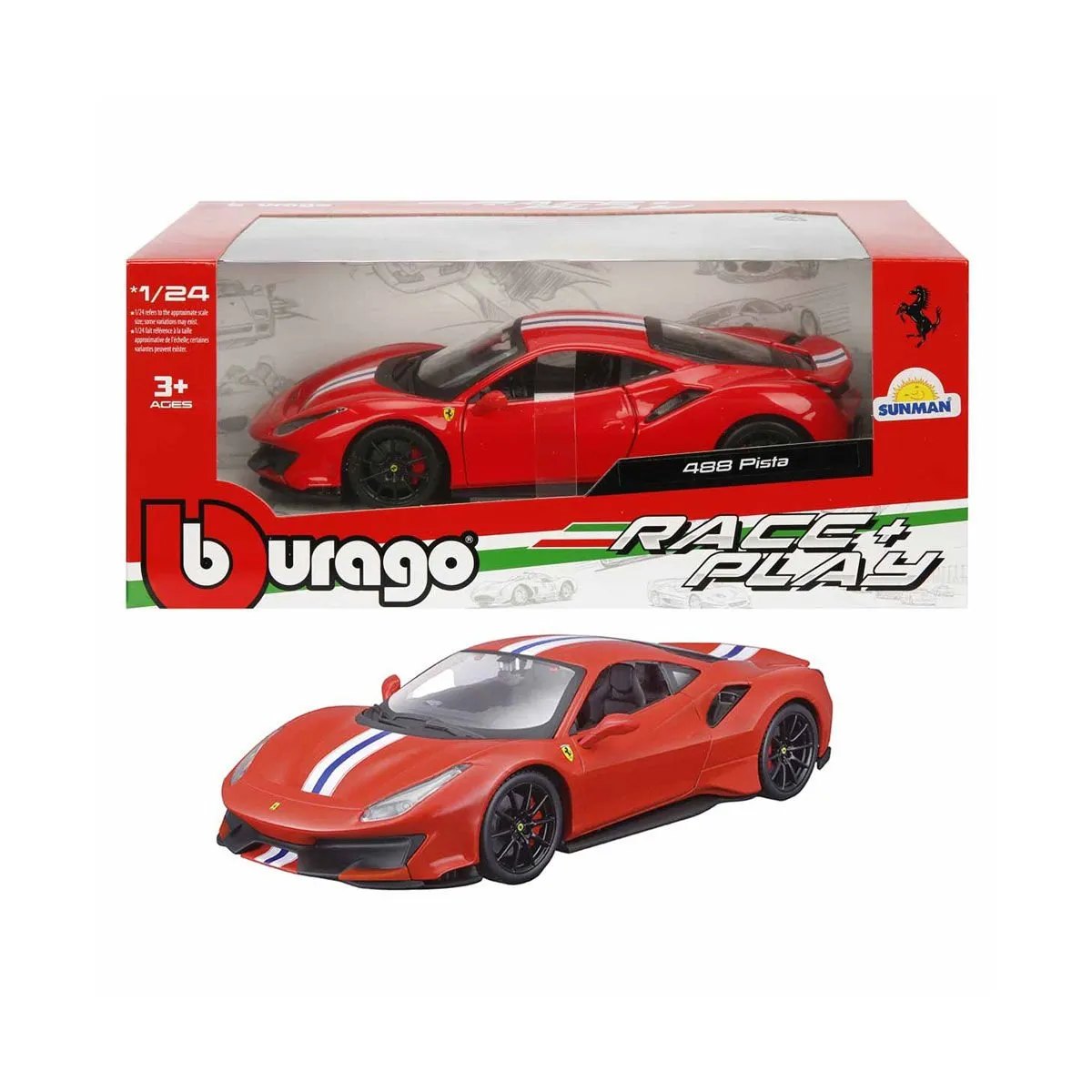 SUN-BUR-1 24 FERRARİ 488 PISTA FERR 2R