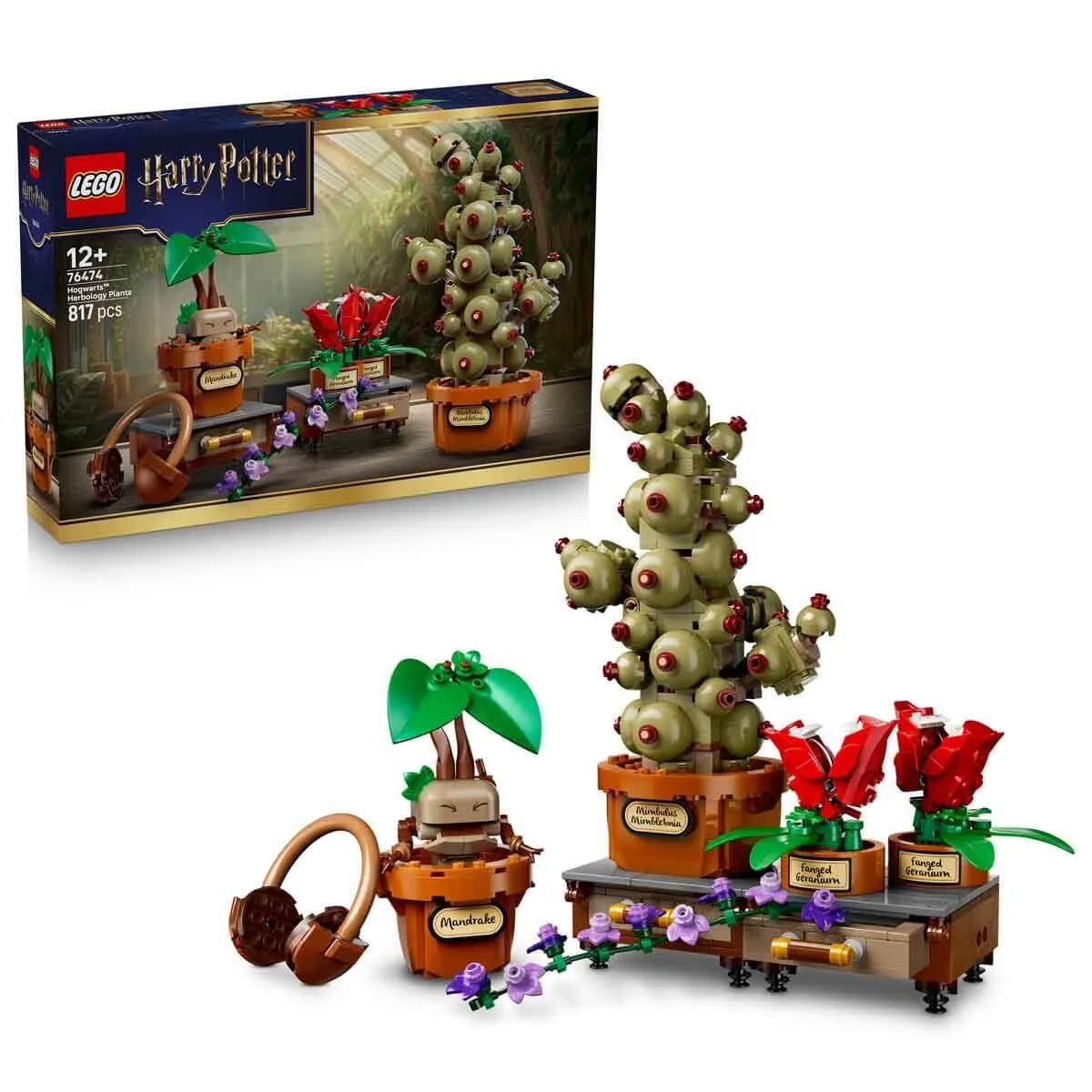 Lego Harry Potter Hogwarts Bitkibilim Bitkileri 817 parça +12 yaş