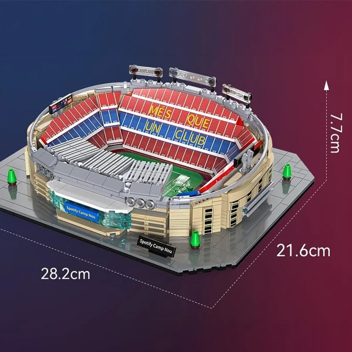 C66023W CADA CAMP NOU STADYUM 728 PARÇA BLOCK OYUNCAK — görsel 4