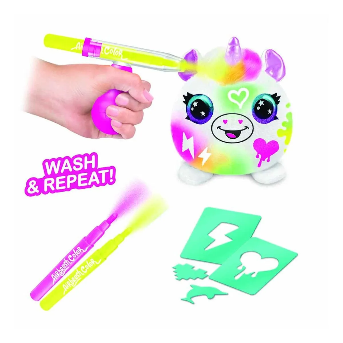 Airbrush Plush Neon Mystery Mini Peluş Hobi Seti — görsel 4