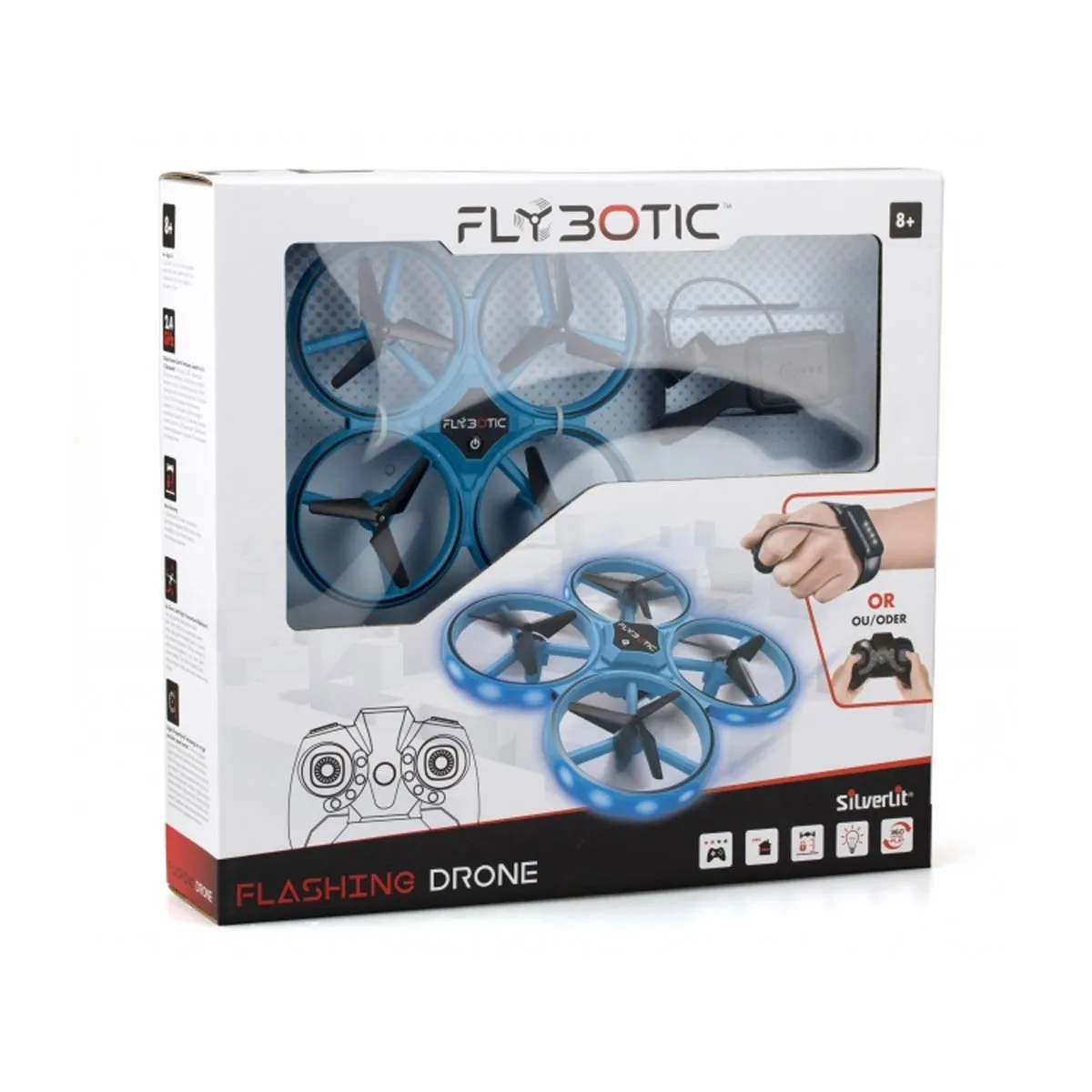 SIL 84600 Silverlit Flashing Drone -Necotoys