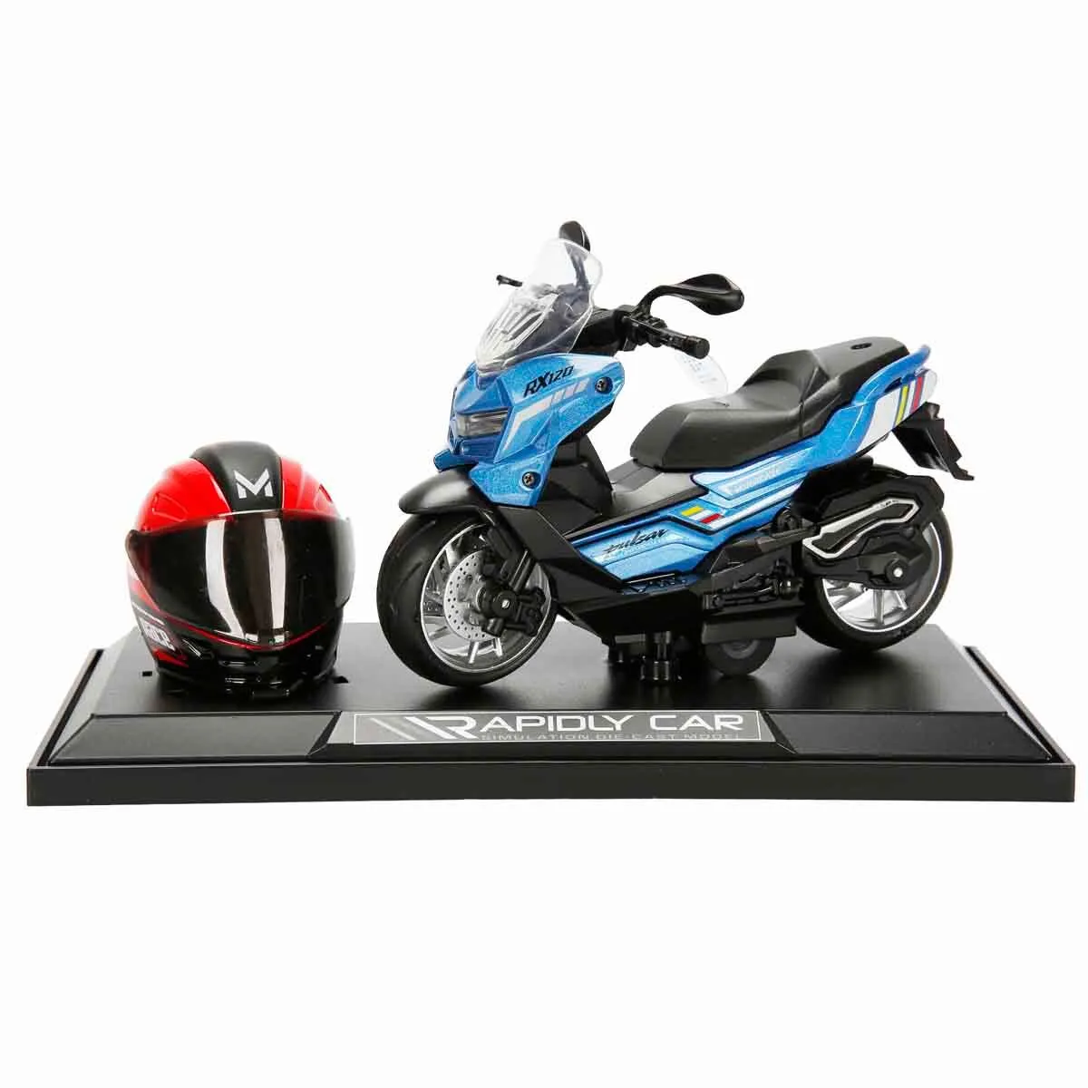 Motosiklet 1 12 Bmw Kasklı Figür PB.3R Ses Işık — görsel 3