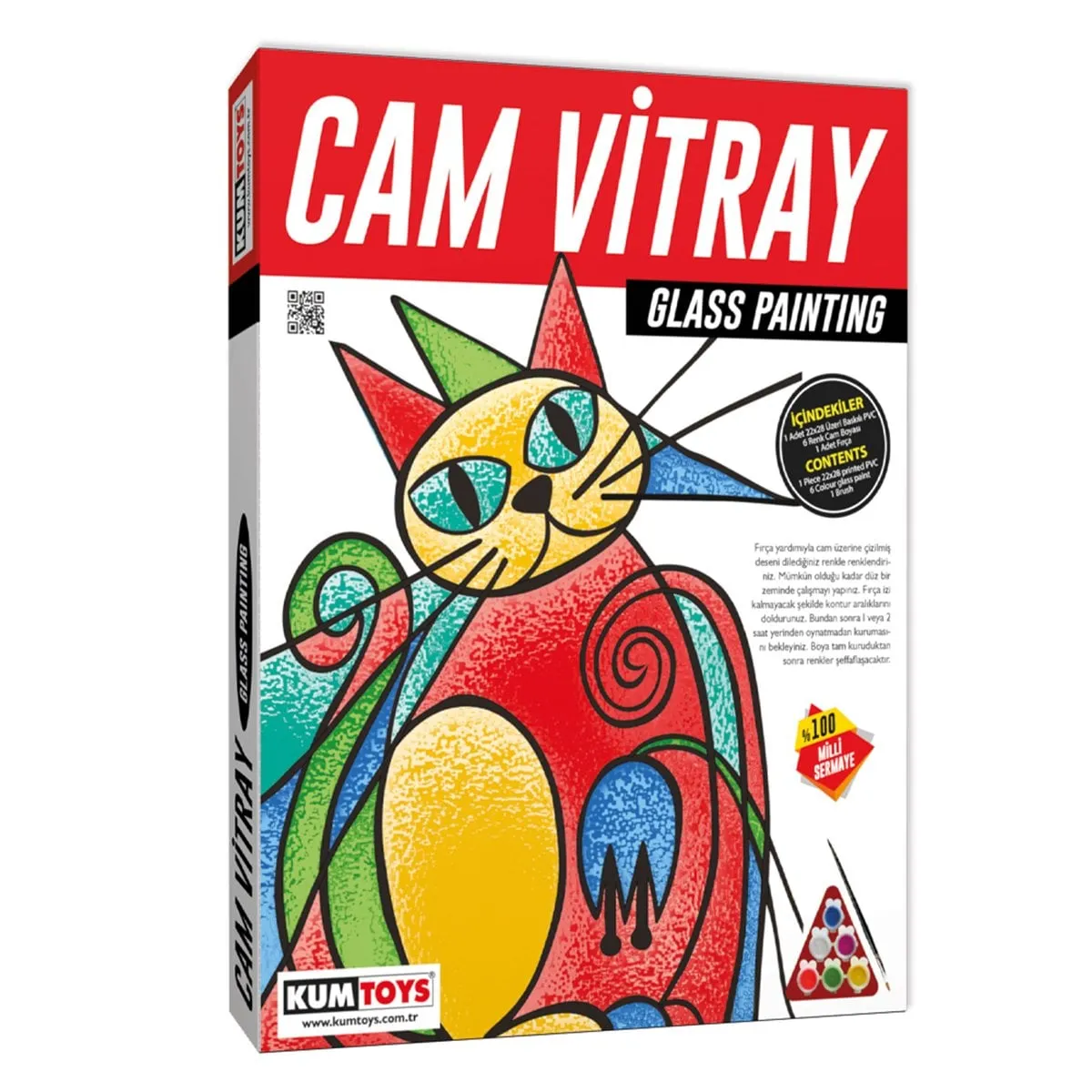 KumToys Cam Vitray - Glass Painting / +6 yaş