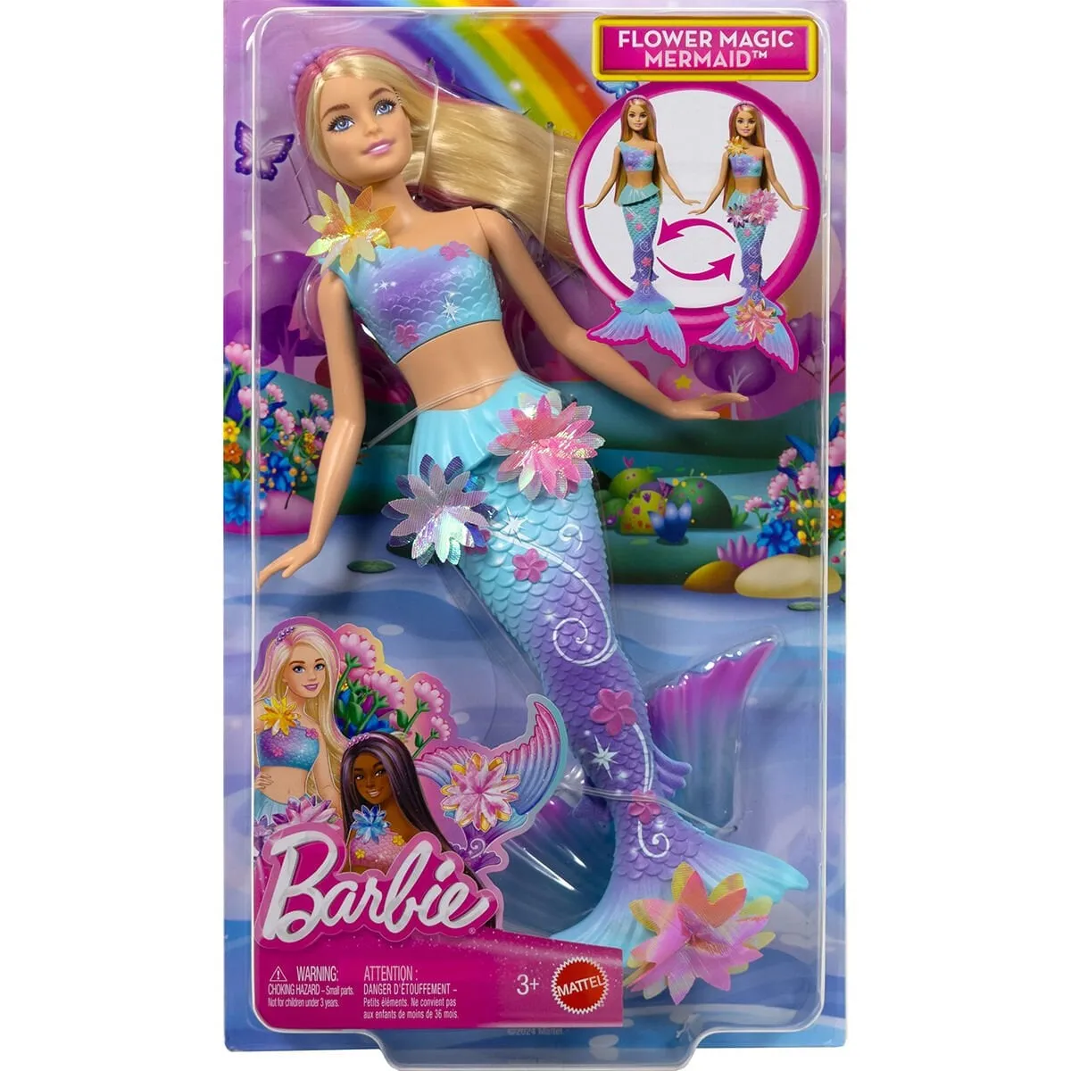 Barbie Büyülü Çiçekler Deniz Kızı - Flower Magic Mermaid