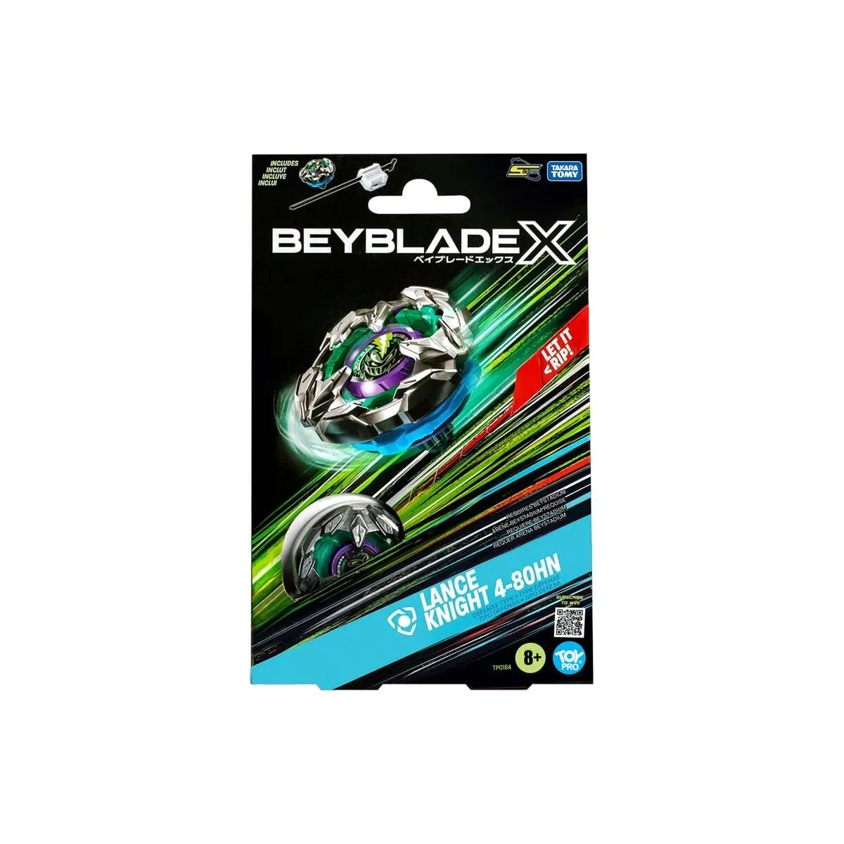 BEY04000 Beyblade 1li Set Lance Knight 4-80HN