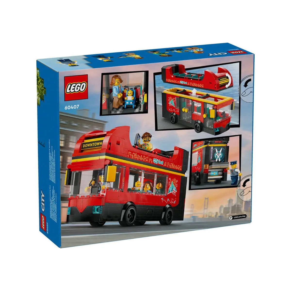 Lego City Kırmızı İki Katlı Tur Otobüsü 384 parça +7 yaş — görsel 6