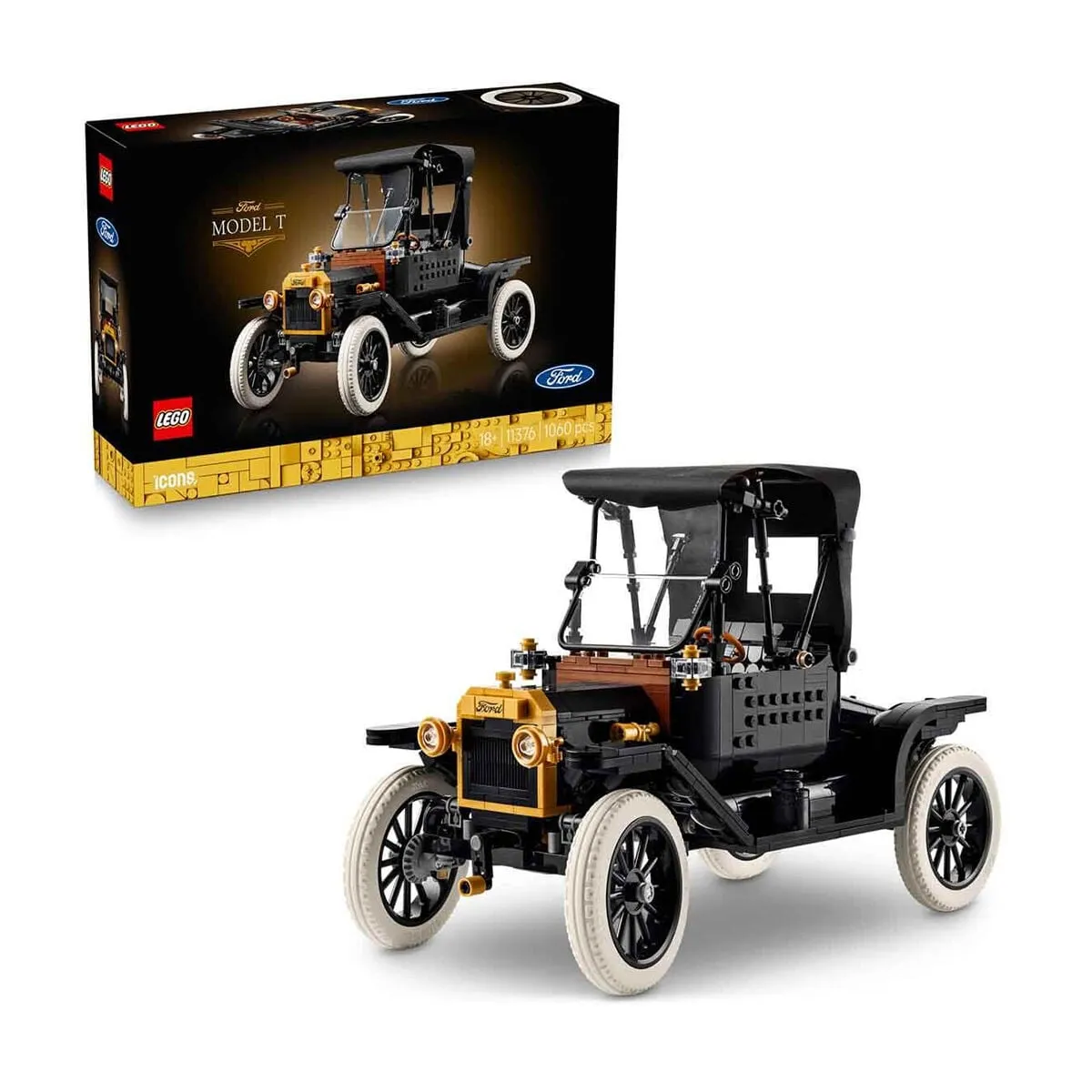 Lego icons Ford Model T 1060 parça +18 yaş