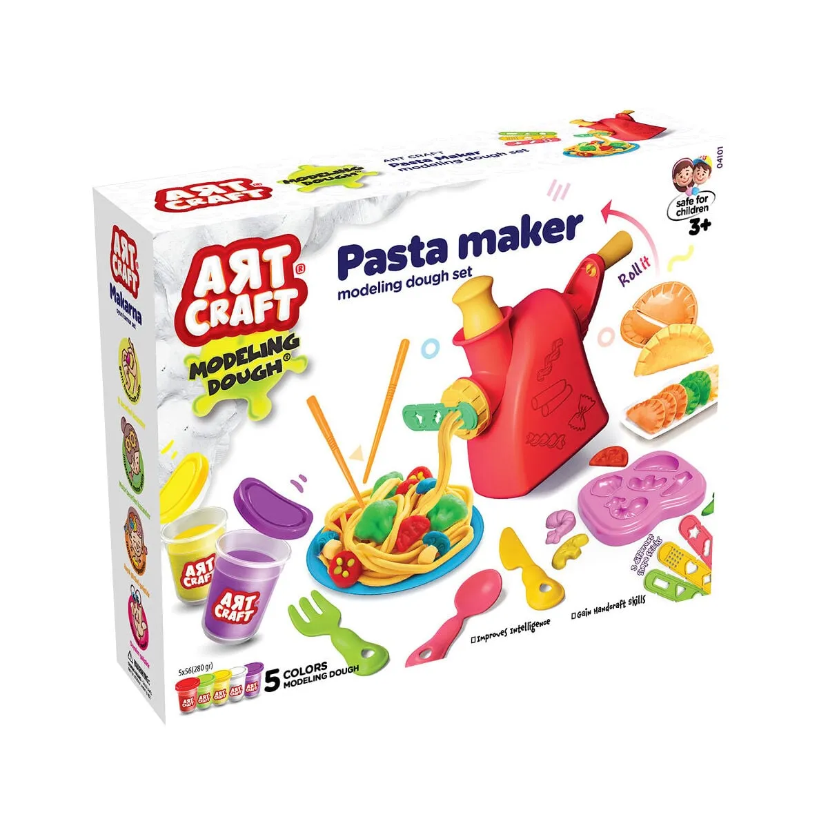 Art Craft Makarna Oyun Hamuru Seti 280 Gr — görsel 4