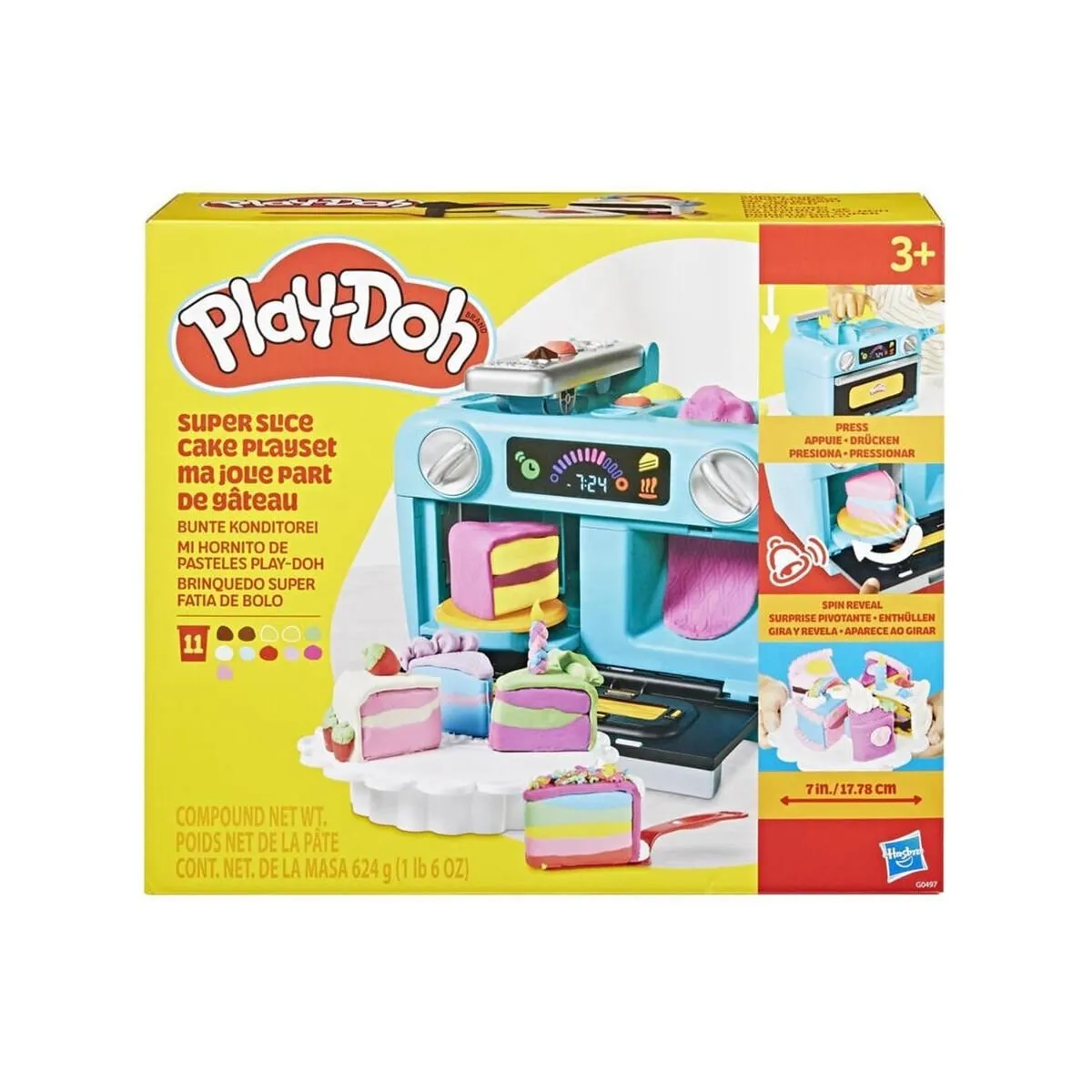 Play-Doh Süper Dilimli Kek Oyun Seti +3 yaş — görsel 4
