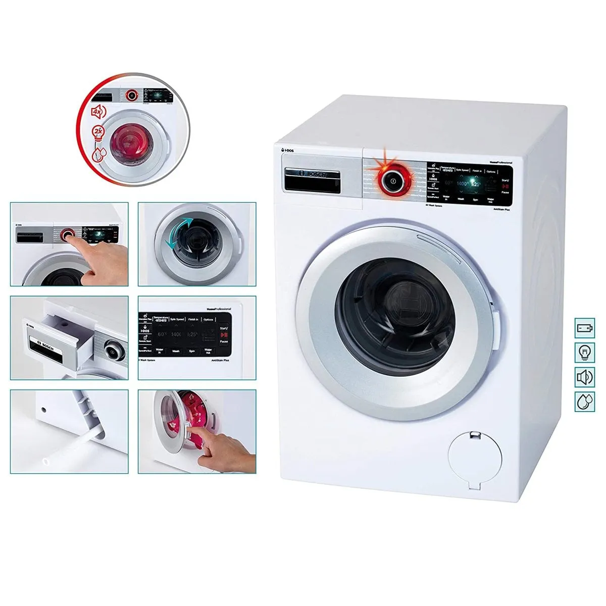 Bosch Oyuncak Sesli Işıklı Çamaşır Makinesi