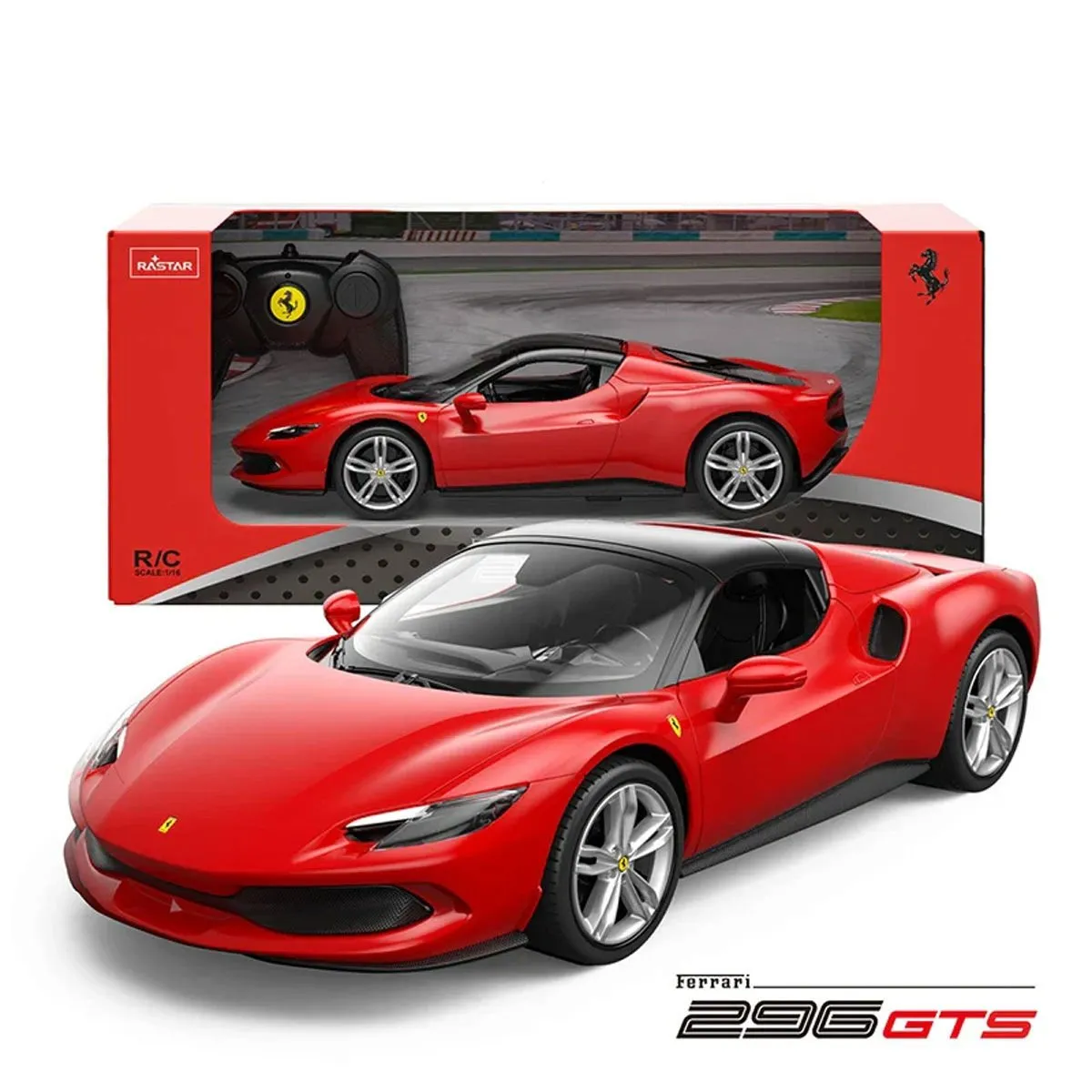 Kumandalı Ferrari 296 GTS 1:16 Kırmızı