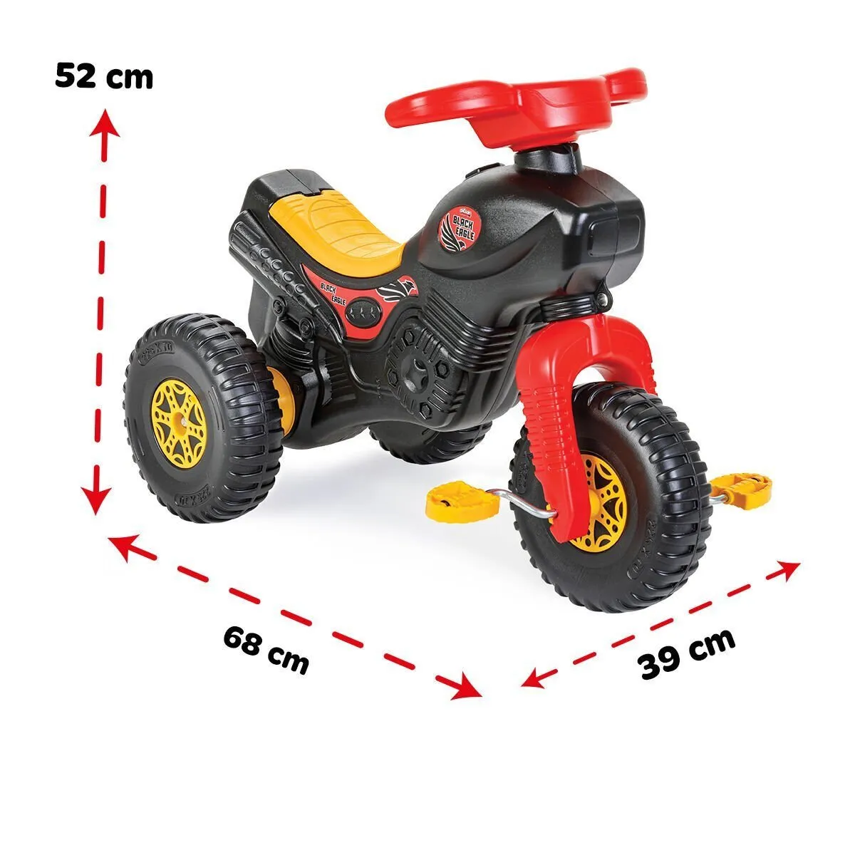 Pilsan Black Eagle Pedallı Motosiklet — görsel 2