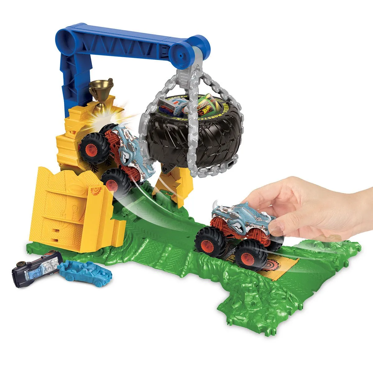Hot Wheels Monster Trucks Arenada Rhinomite Mücadelesi — görsel 4