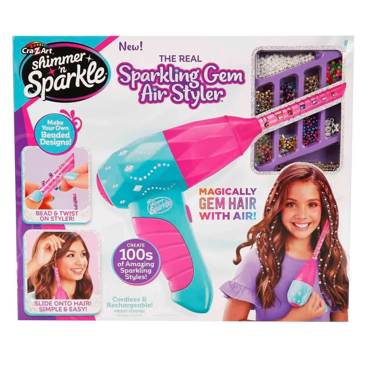 Cza-Hobi Set Shımmer N Sparkle Sparklıng Gem Aır Styler