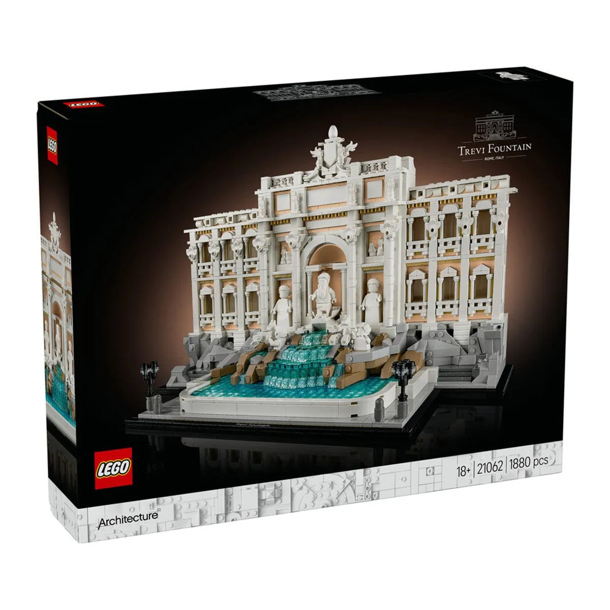 Lego Architecture - Trevi Çeşmesi 1880 parça +18 yaş