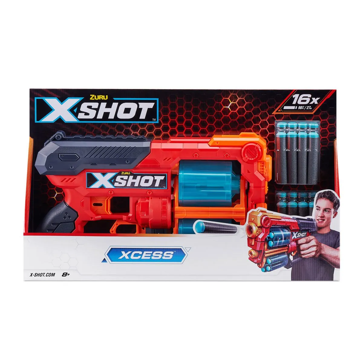 Zuru X Shot Sünger Atan Excel-Xcess 16 Mermili Silah
