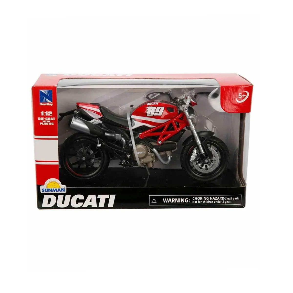 Sun-Nry- 1 12 Mtr Ducatı Manster 796 N 69 Krmz