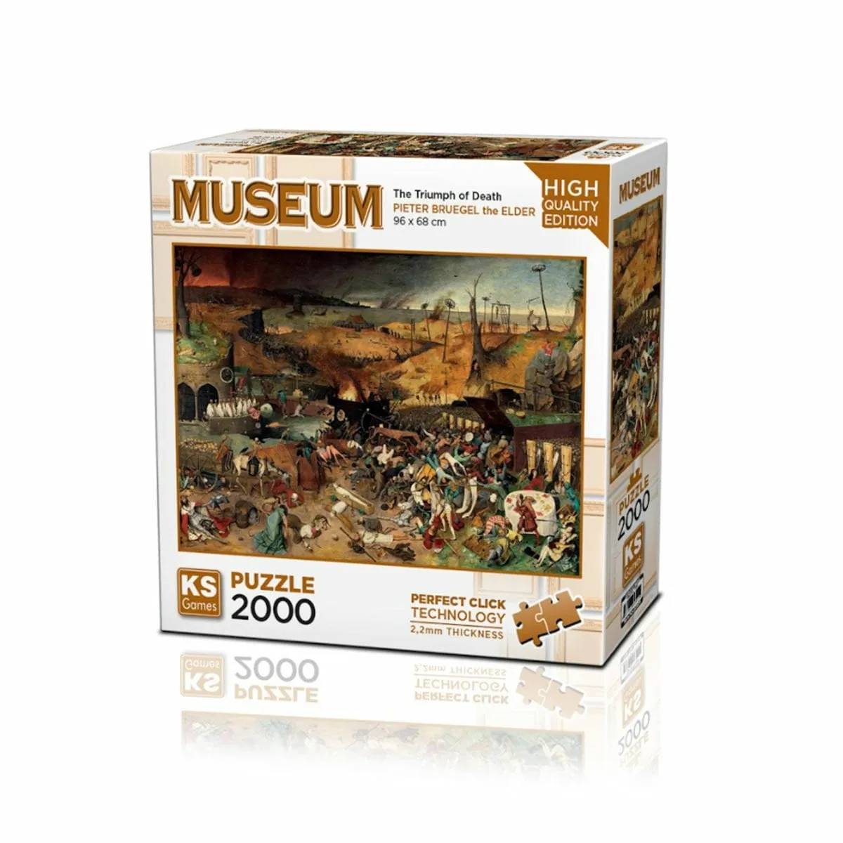 The Triumph Of Death 2000 Parça Puzzle -KS Puzzle