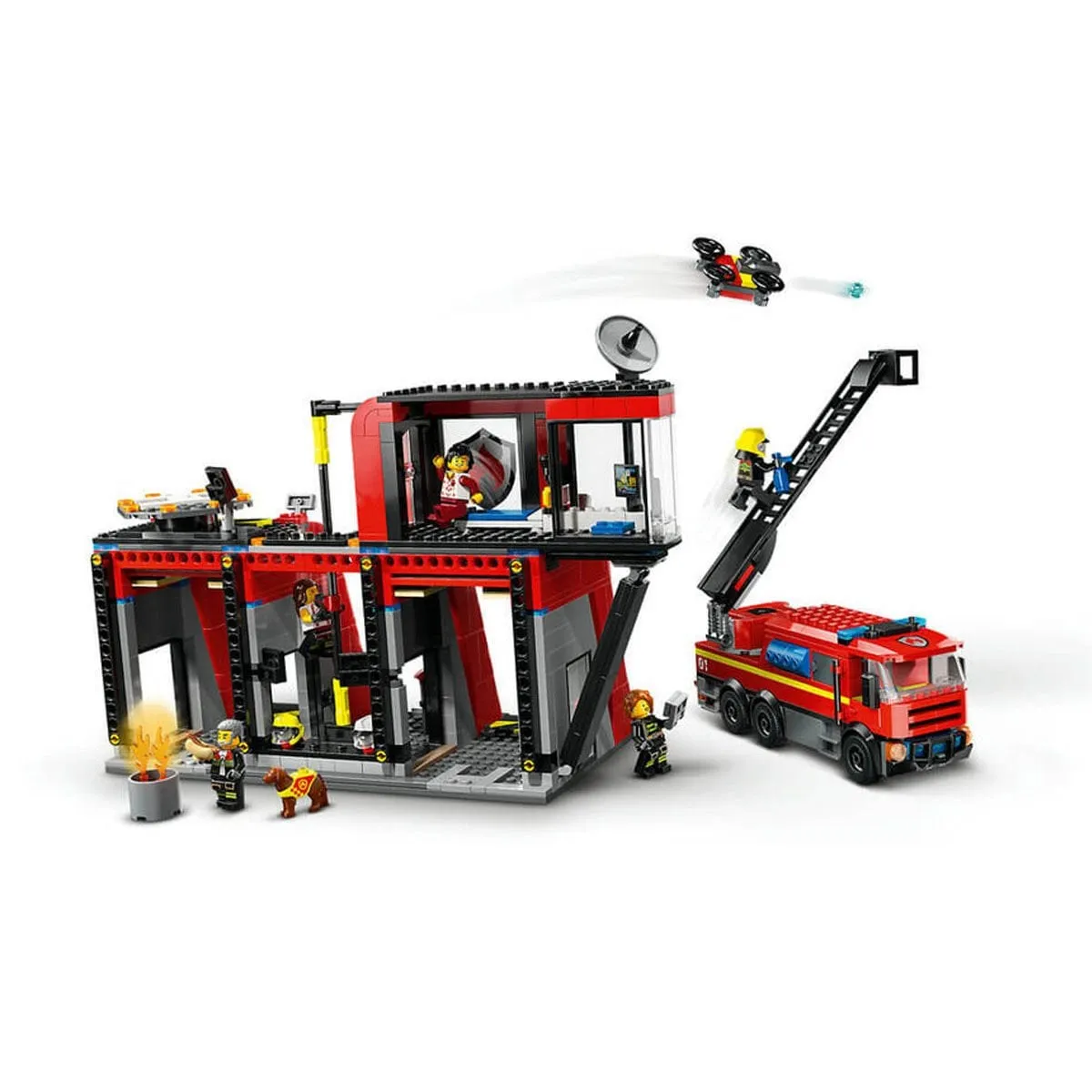 Lego City İtfaiye Kamyon ve İtfaiye Merkezi 843 parça +6 yaş — görsel 4