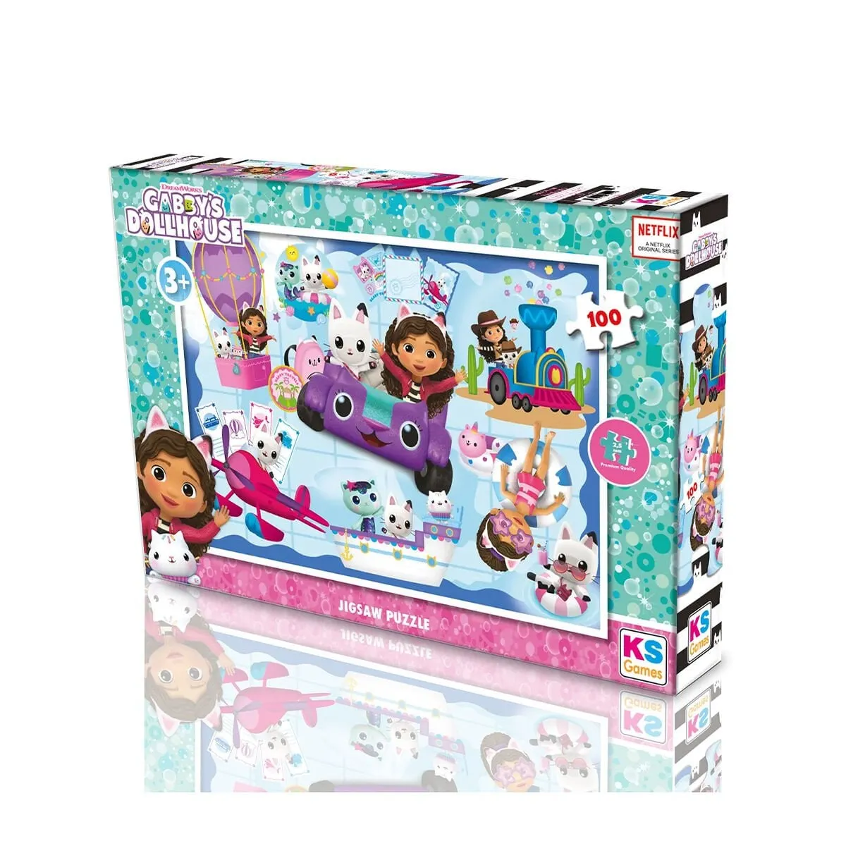 714 Gabbys Dollhouse Puzzle 100 Prç