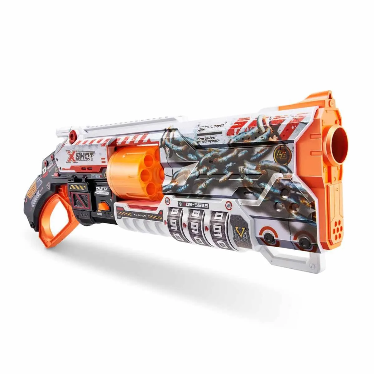 X-Shot Skins Lock Blaster 16 Mermili Sünger Dart Atan Silah 56 cm — görsel 2