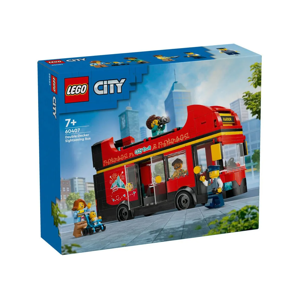 Lego City Kırmızı İki Katlı Tur Otobüsü 384 parça +7 yaş