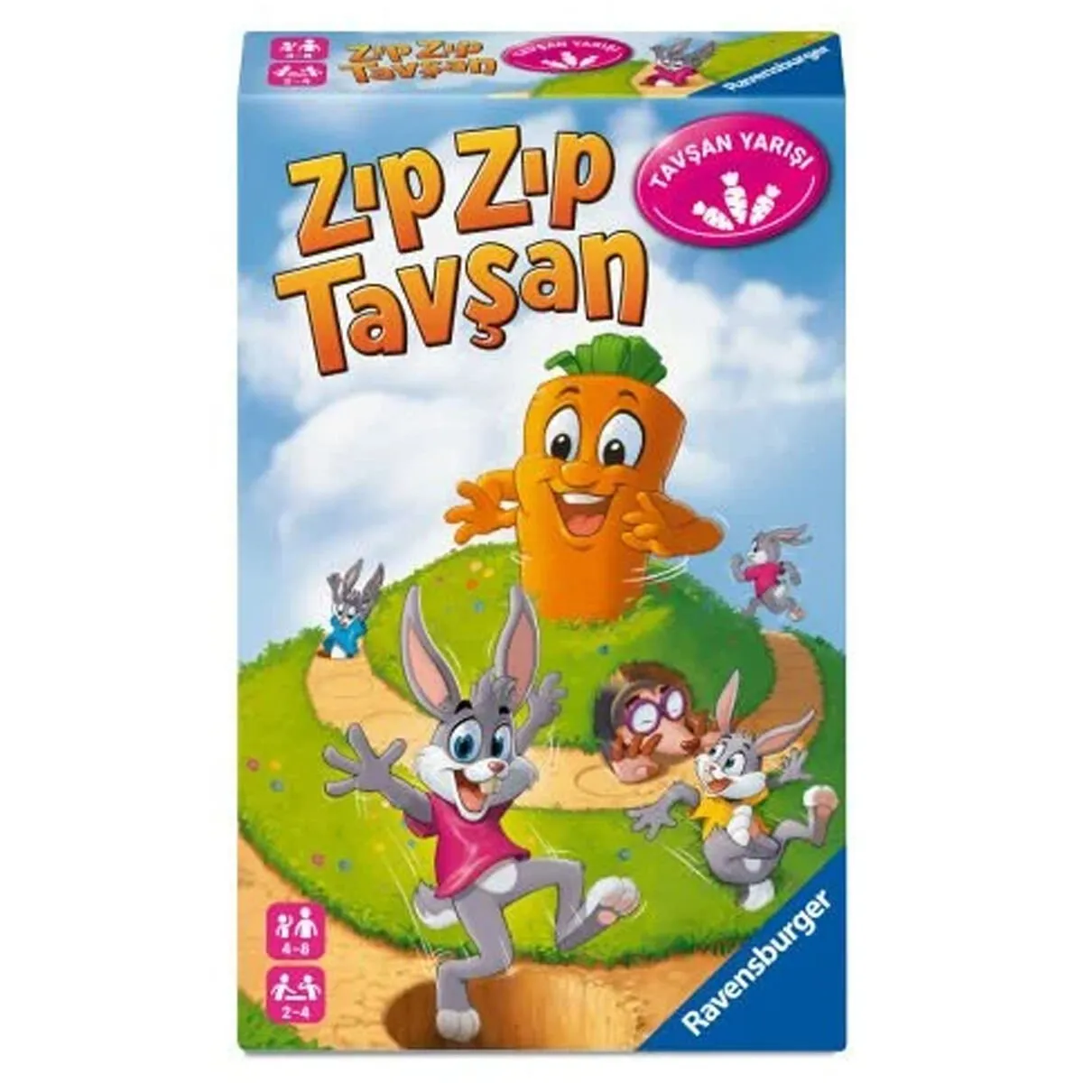 Ravensburger - ZıpZıp Tavşan - Seyahat Boy Kutu Oyunu — görsel 3