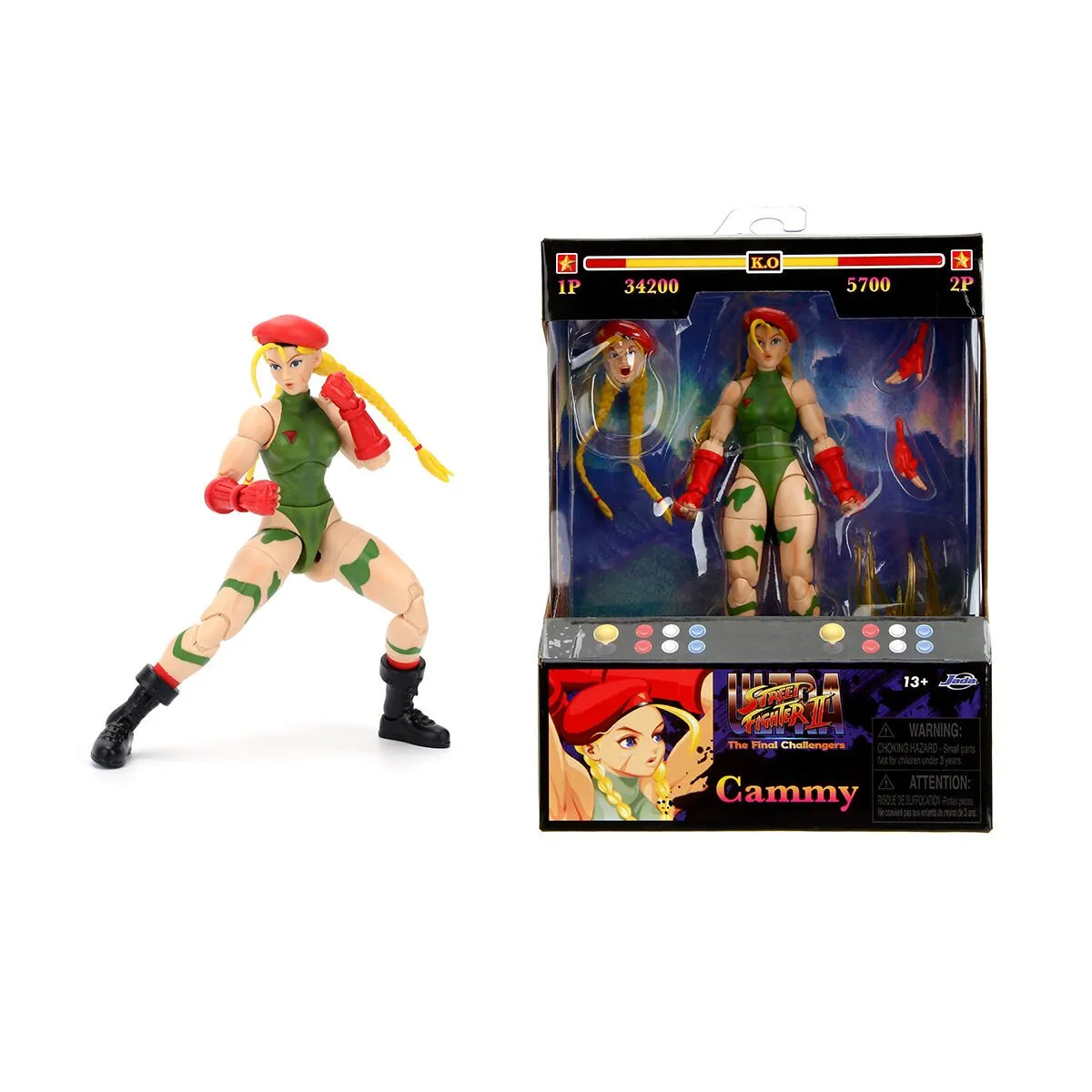 Jada Street Fighter II Cammy 6 Figure