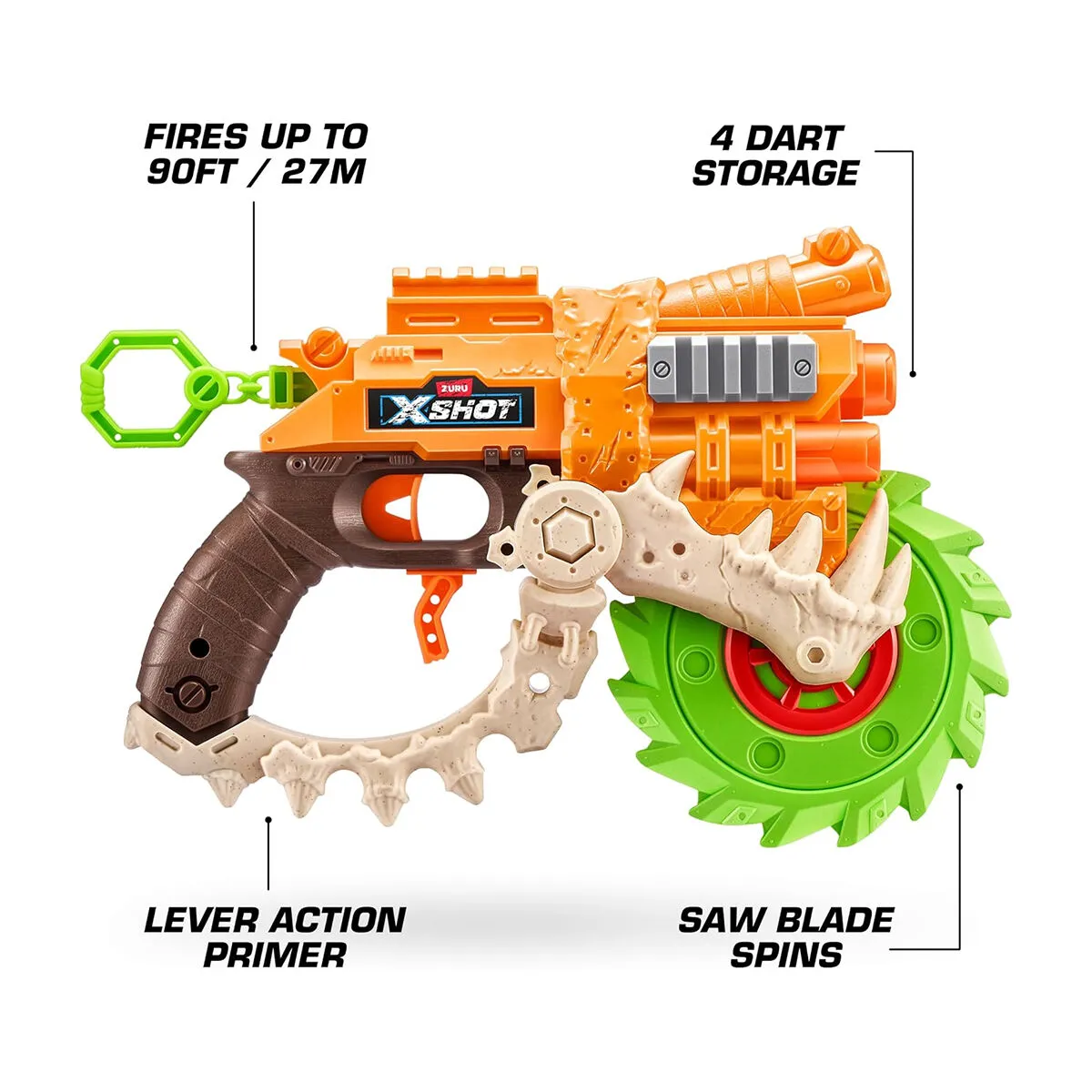 X-Shot SÜNGER ATAN SİLAH 8 MERMİLİ — görsel 3