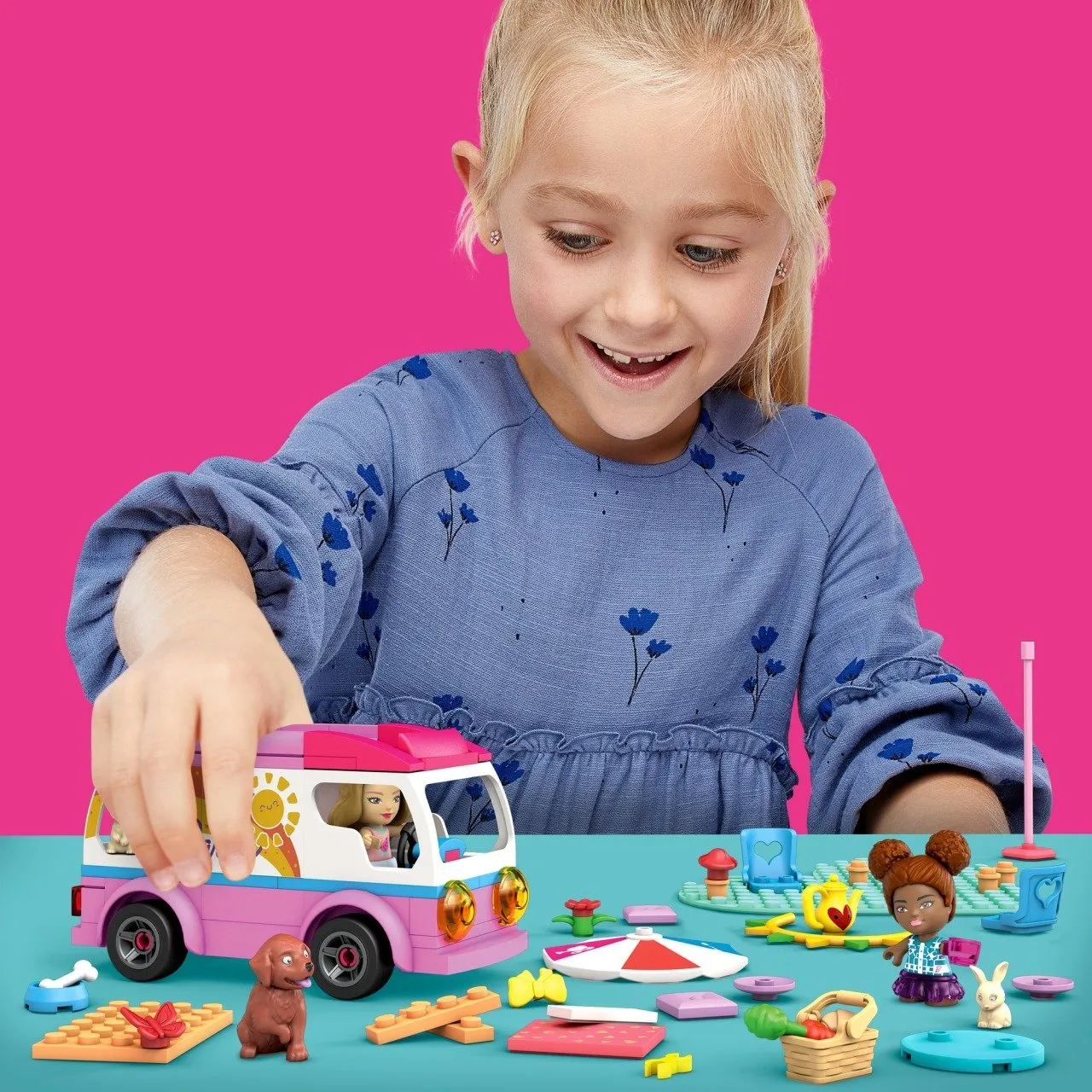 Barbie Mega Karavan Yapı Seti 123 Parça — görsel 4