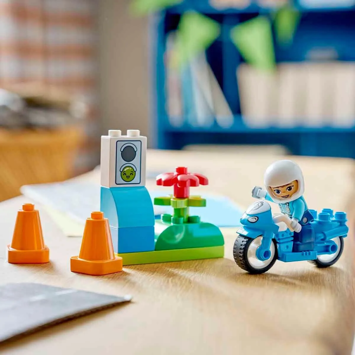Lego Duplo Mavi Polis Motosikleti 11 parça +2 yaş — görsel 6