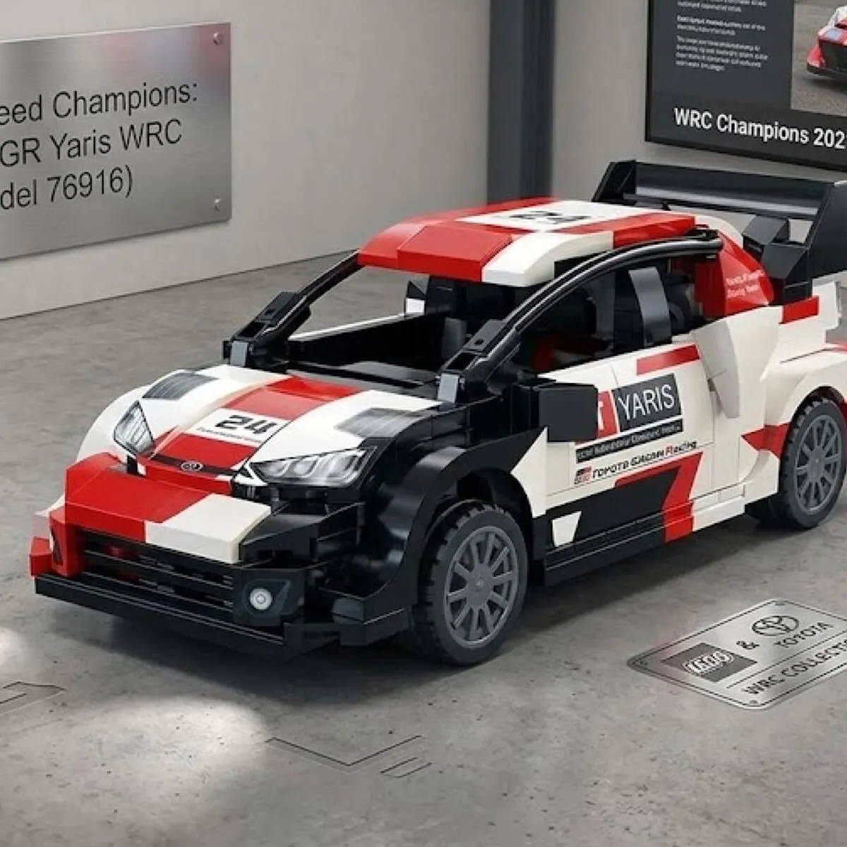 Cada Toyota Gr Yarış RALLY1 324 Parça Block Oyuncak — görsel 2