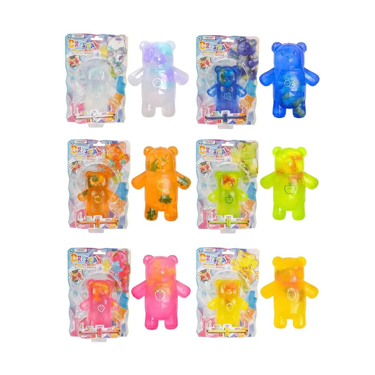 FİGÜR CRYSTAL GUMMY BEARS FOREVER SERIES 14CM 6A(Belirtilen fiyat, tekli satış için adet fiyatıdır.)