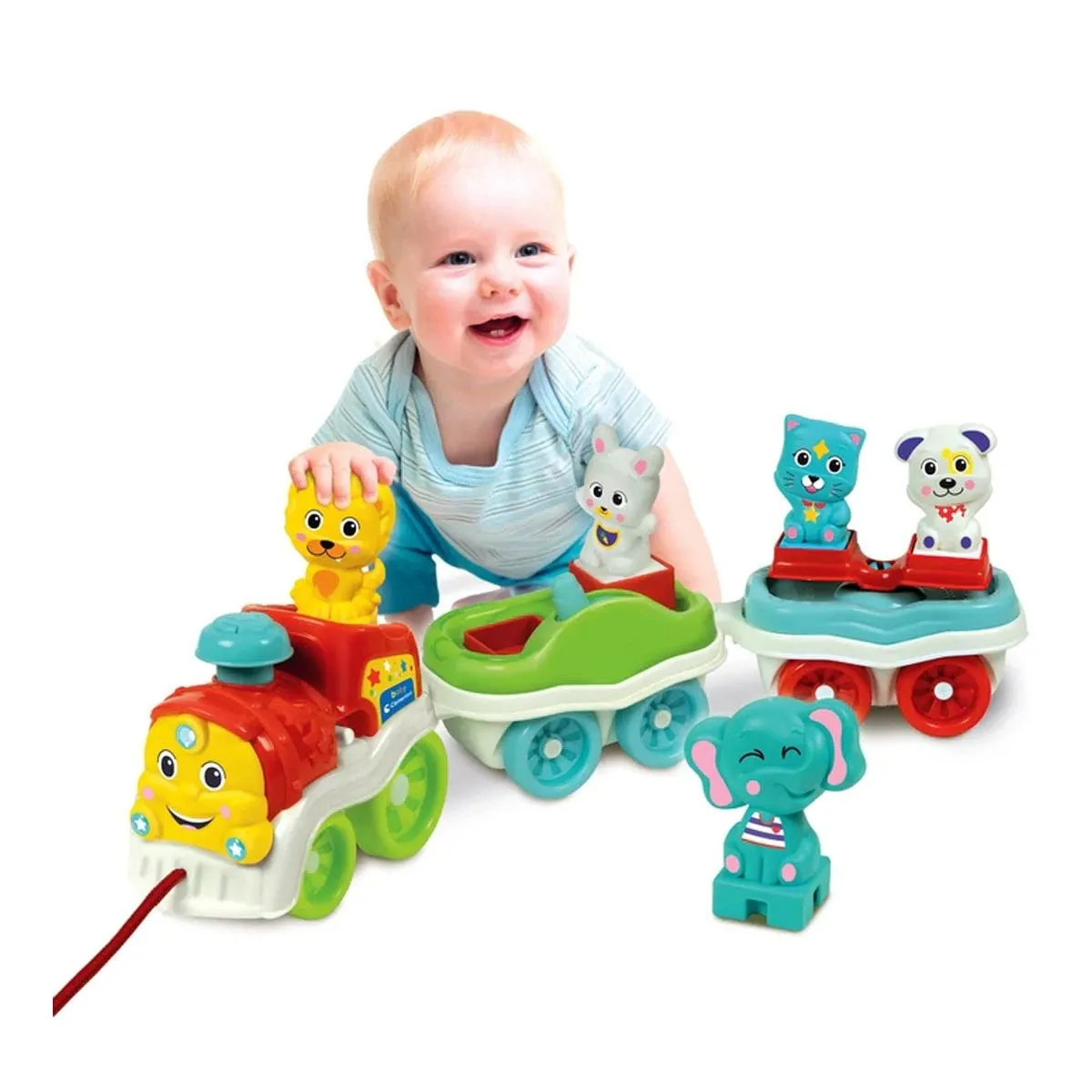 Baby Clementoni - Bebek Hayvanlar Treni +9 ay — görsel 4