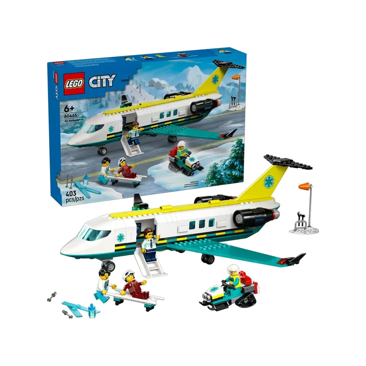 Lego City Ambulans Uçağı 403 parça +6 yaş
