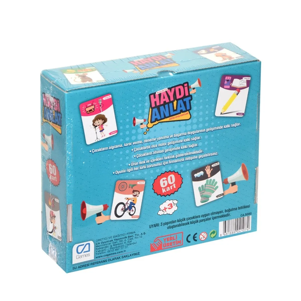 CA Games Haydi Anlat - Eğitici Oyun Kartları / +3 yaş — görsel 2
