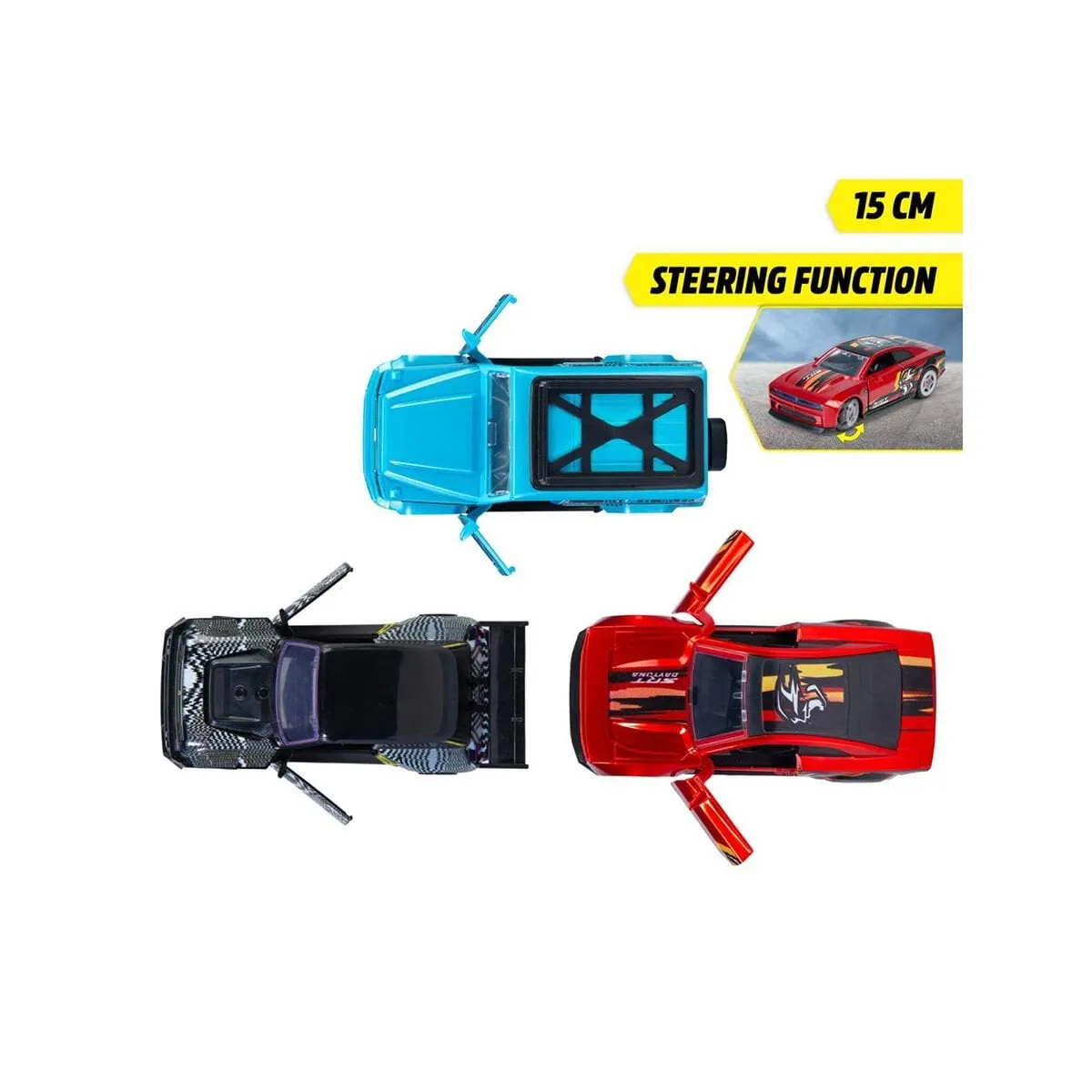 Pulback Racer 3-asst with pull back steering function opening do — görsel 4