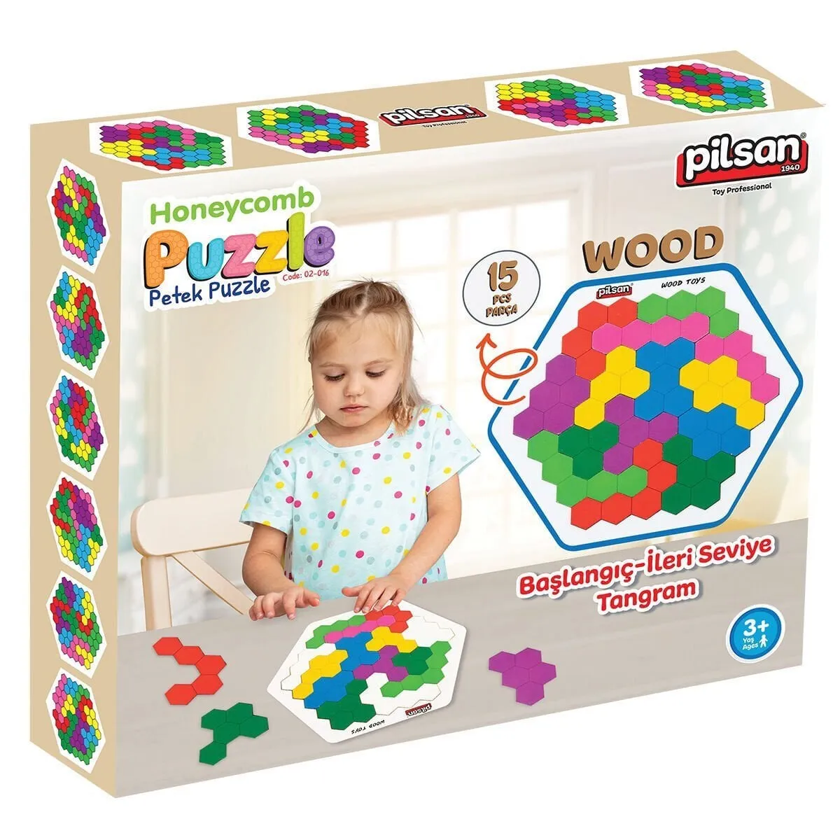 Ahşap Petek Tangram — görsel 3