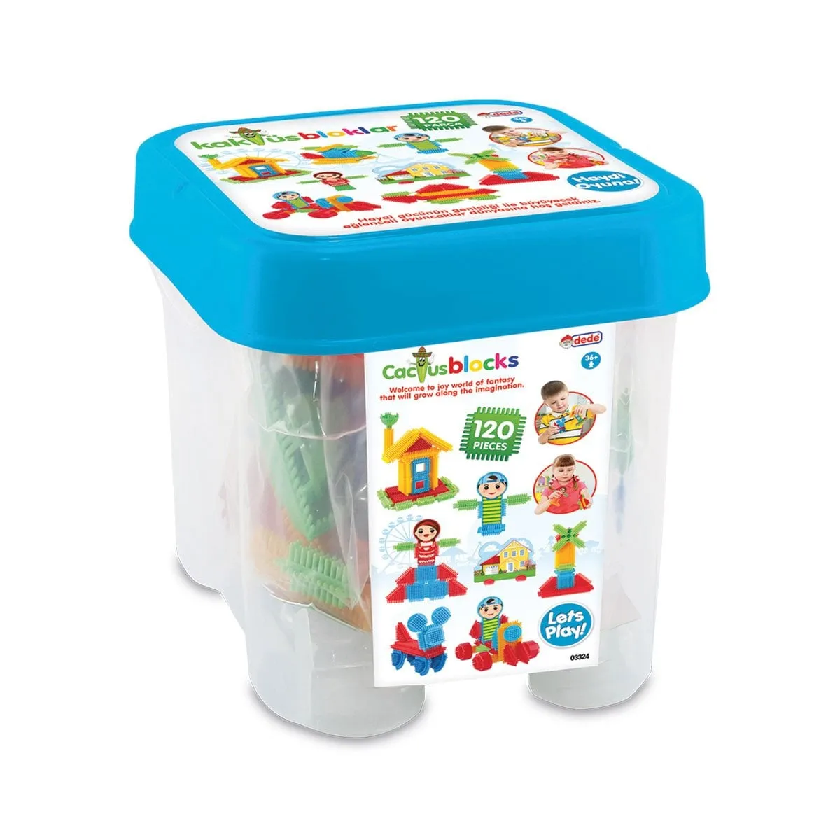 Kaktüs Bloklar Koca 120PCS — görsel 3