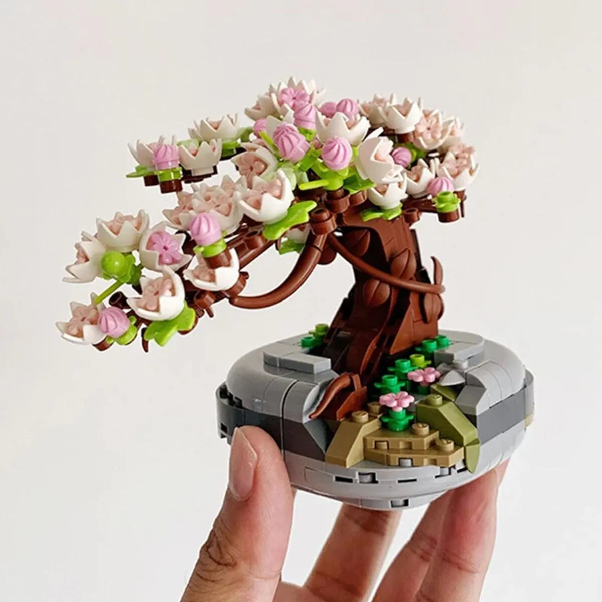 LOZ Eternal Flowers Pembe Sakura Kiraz Ağacı 426 Parça Yapım Seti — görsel 3