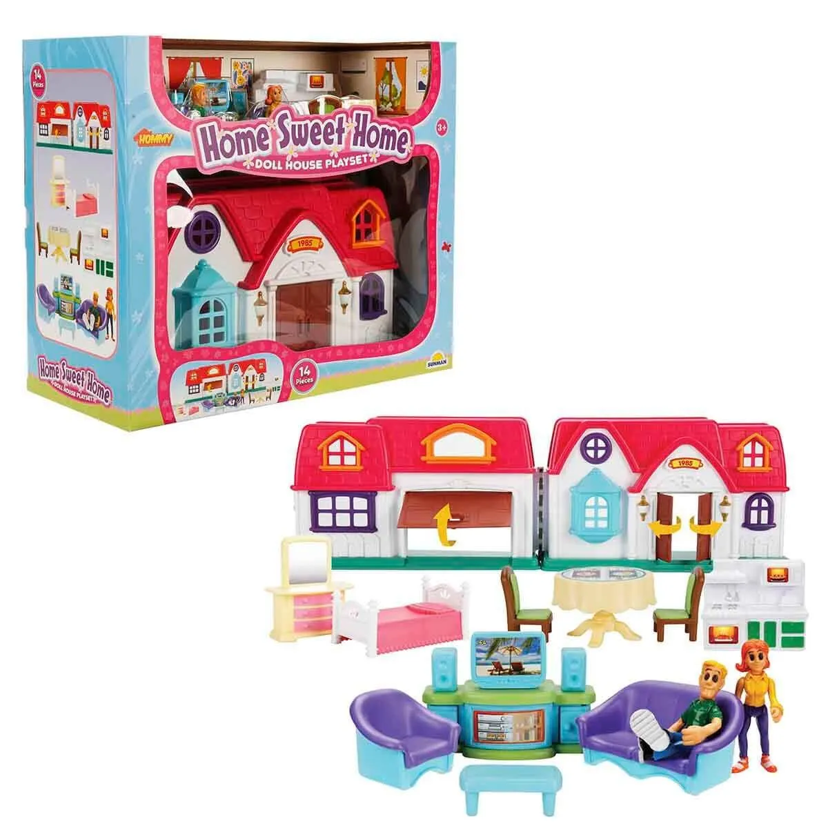 Sabc-Hmy-Ev Oyun Set Home Sweet Home 14 Prç
