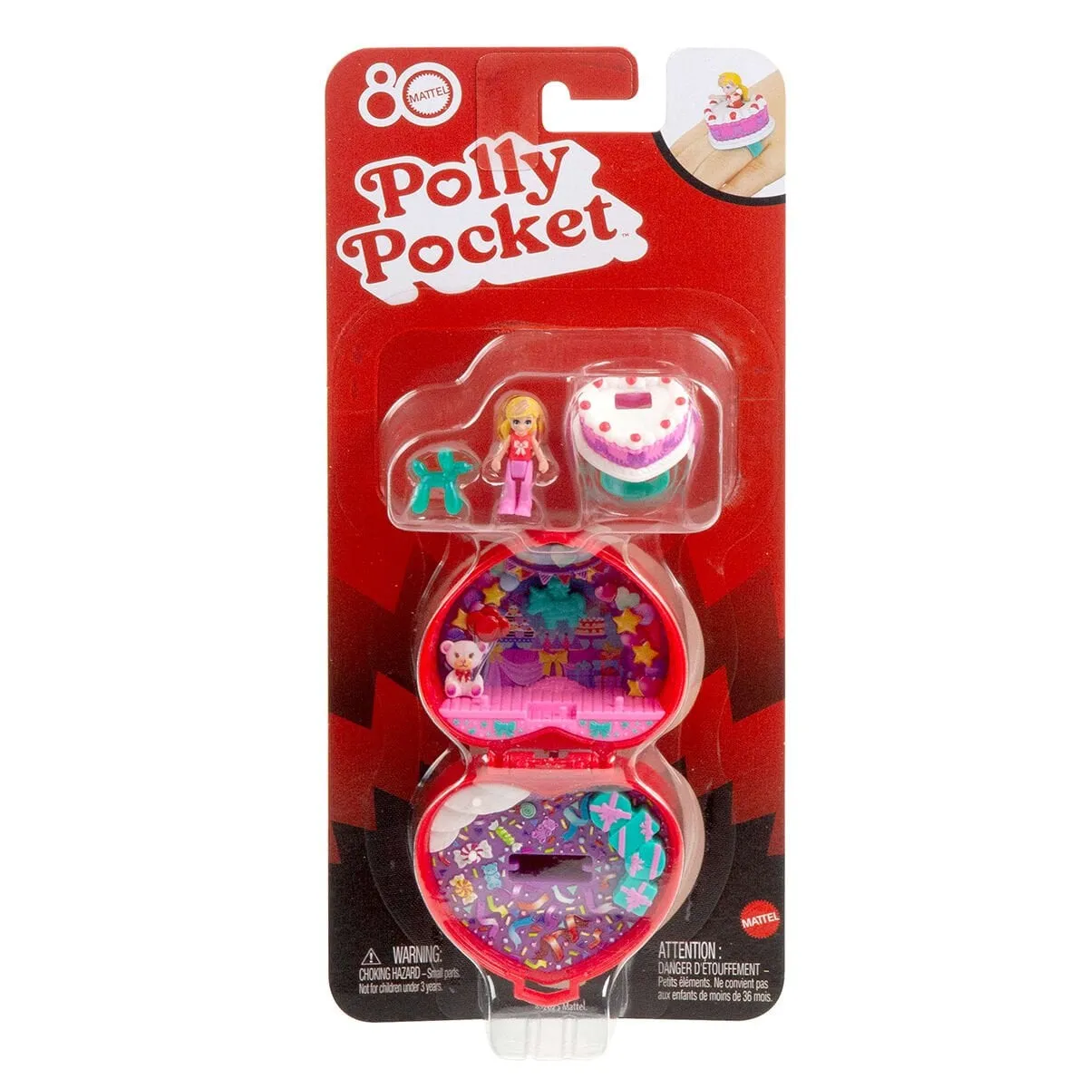 Polly Pocket Mattel 80. Yıl Yüzük Kutusu — görsel 6