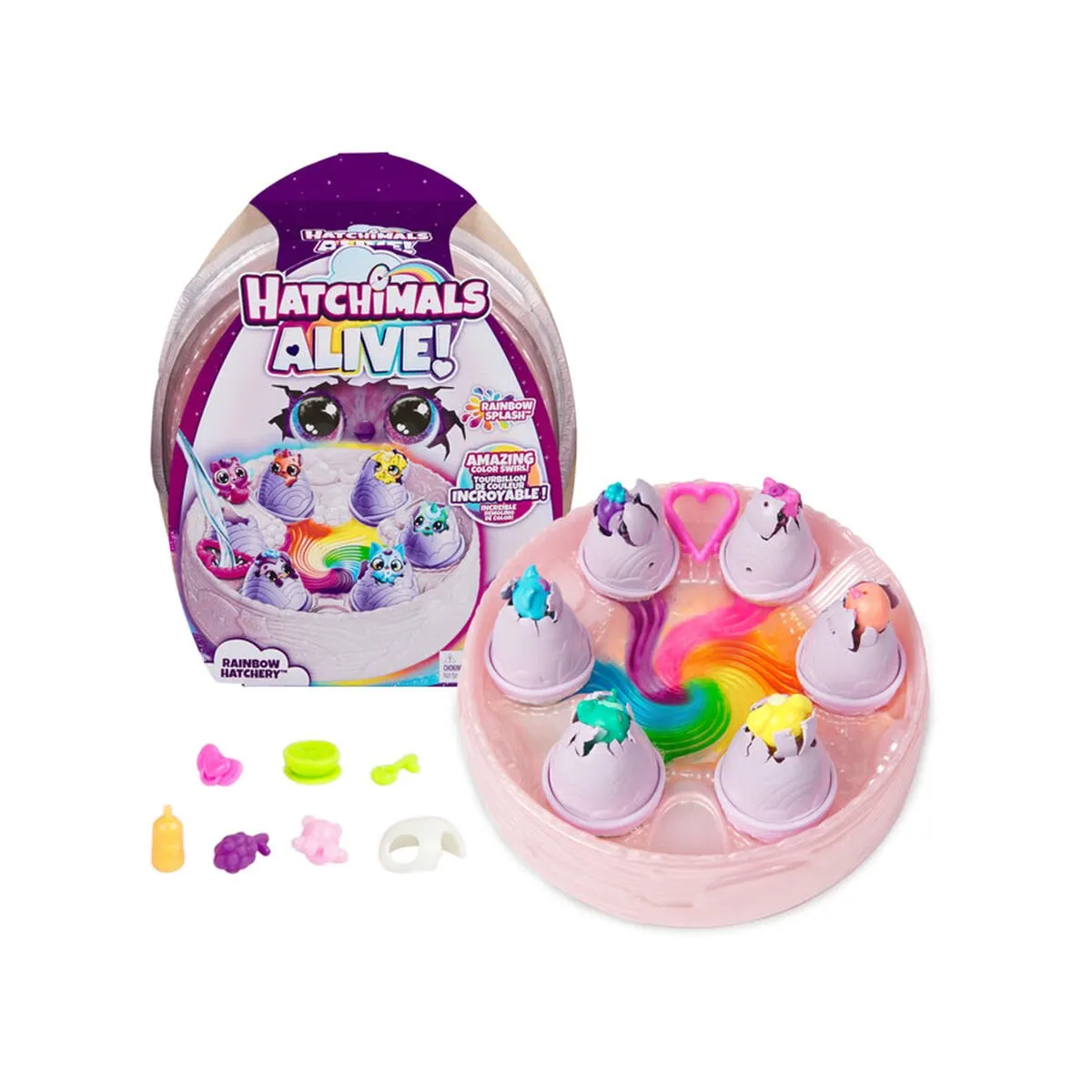 SPM-6070168 Egg Hatchimals Alive Rainbow Hatcery