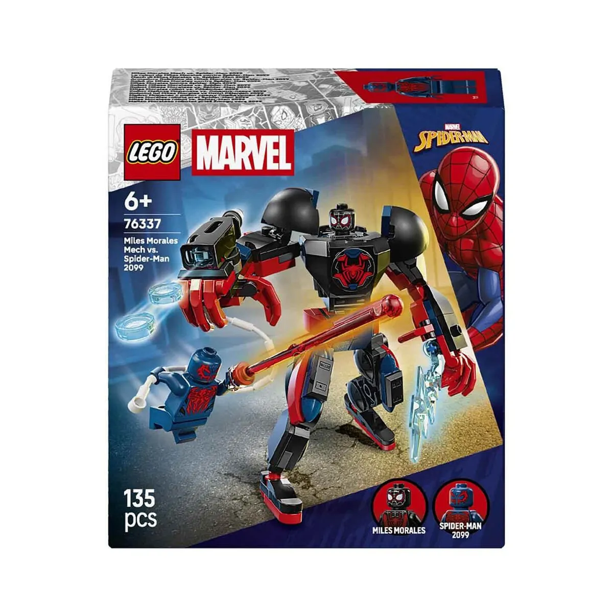 Lego Marvel Miles Morales Robotu, Spider-Man 2099a Karşı 135 parça +6 yaş — görsel 7