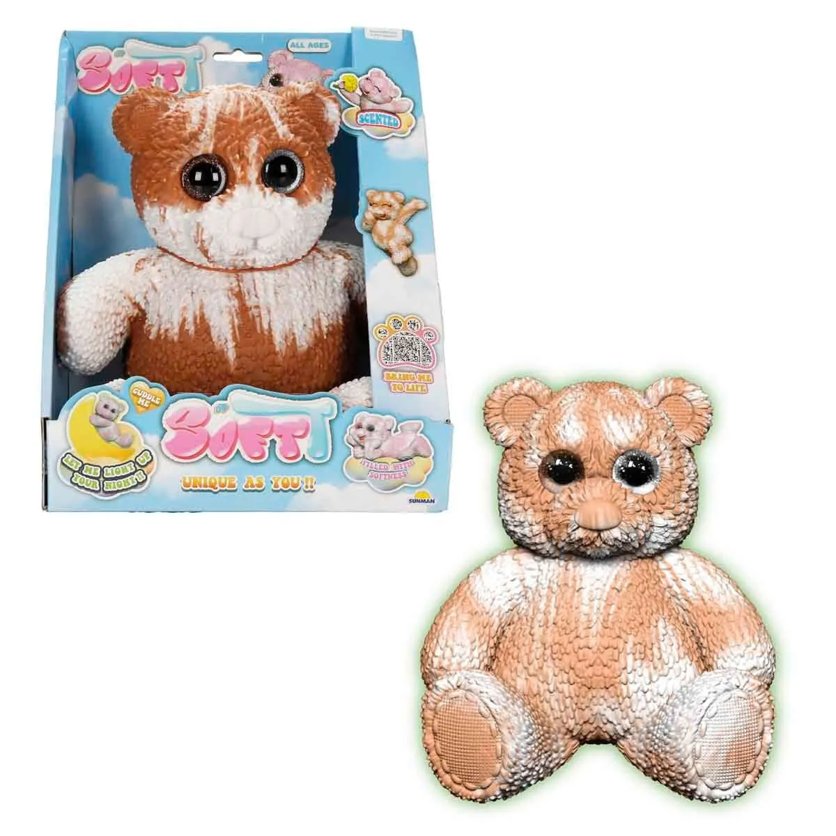 Figür Softt Bear Deluxe Karanlıkta Parlayan — görsel 2