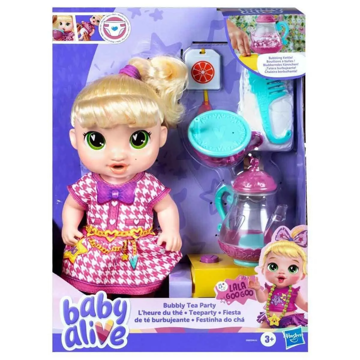 Baby Alive Bubbly Tea Party - Fokurdayan Çay Partisi Lala +3 yaş