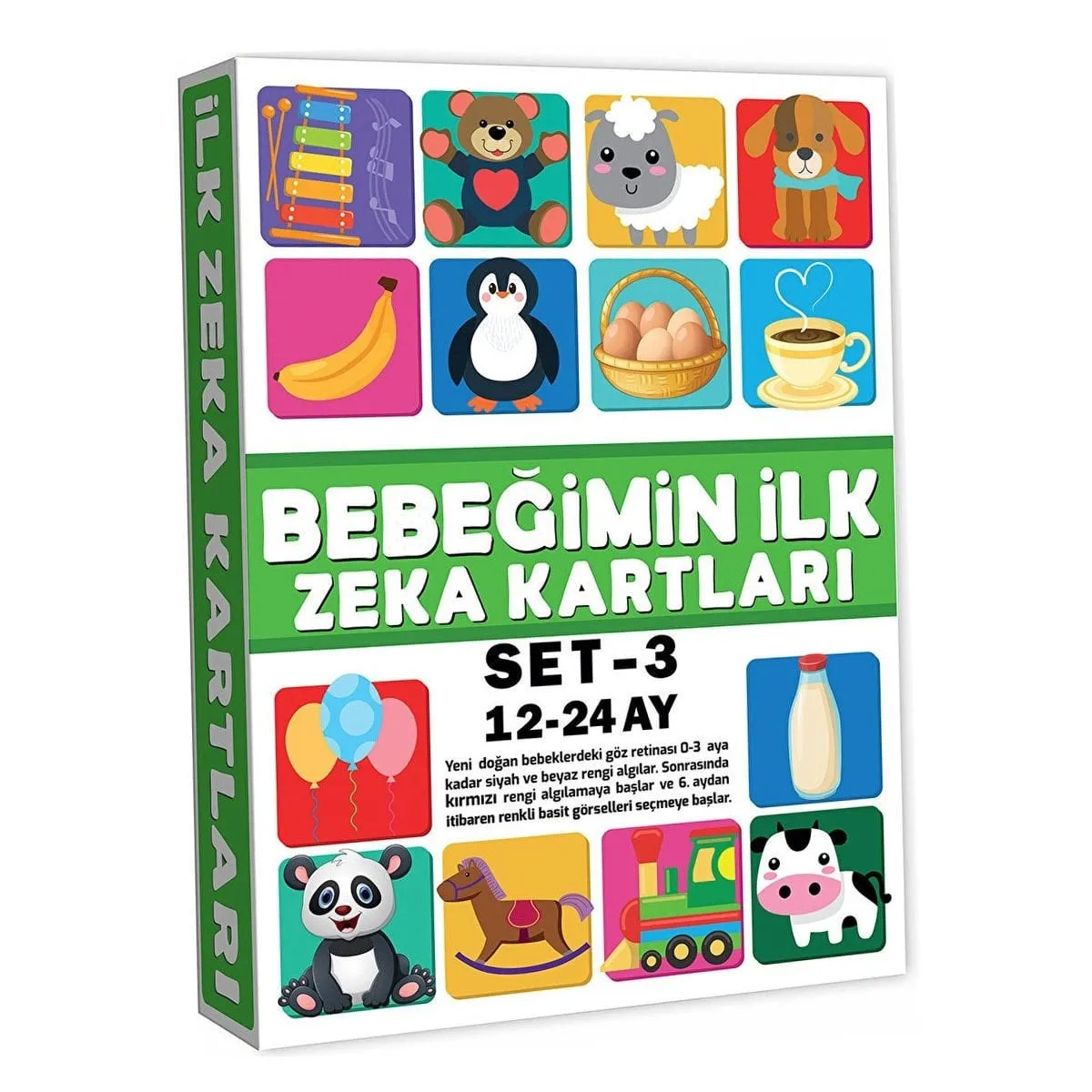 Eğitici Kartlar 12-24 Ay Zeka Kartları