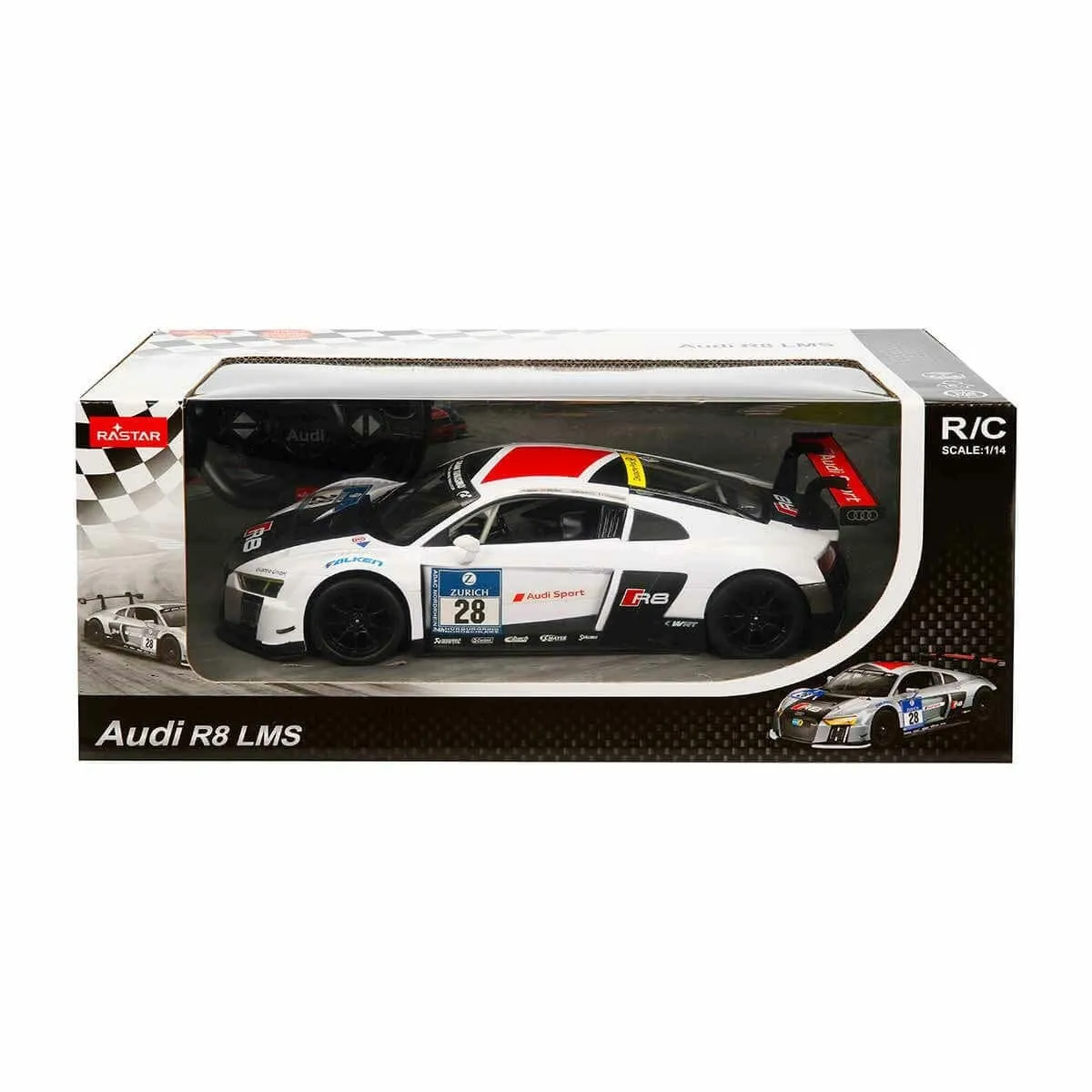 1:14 Audi R8 LMS Uzaktan Kumandalı Işıklı Araba -Sunman